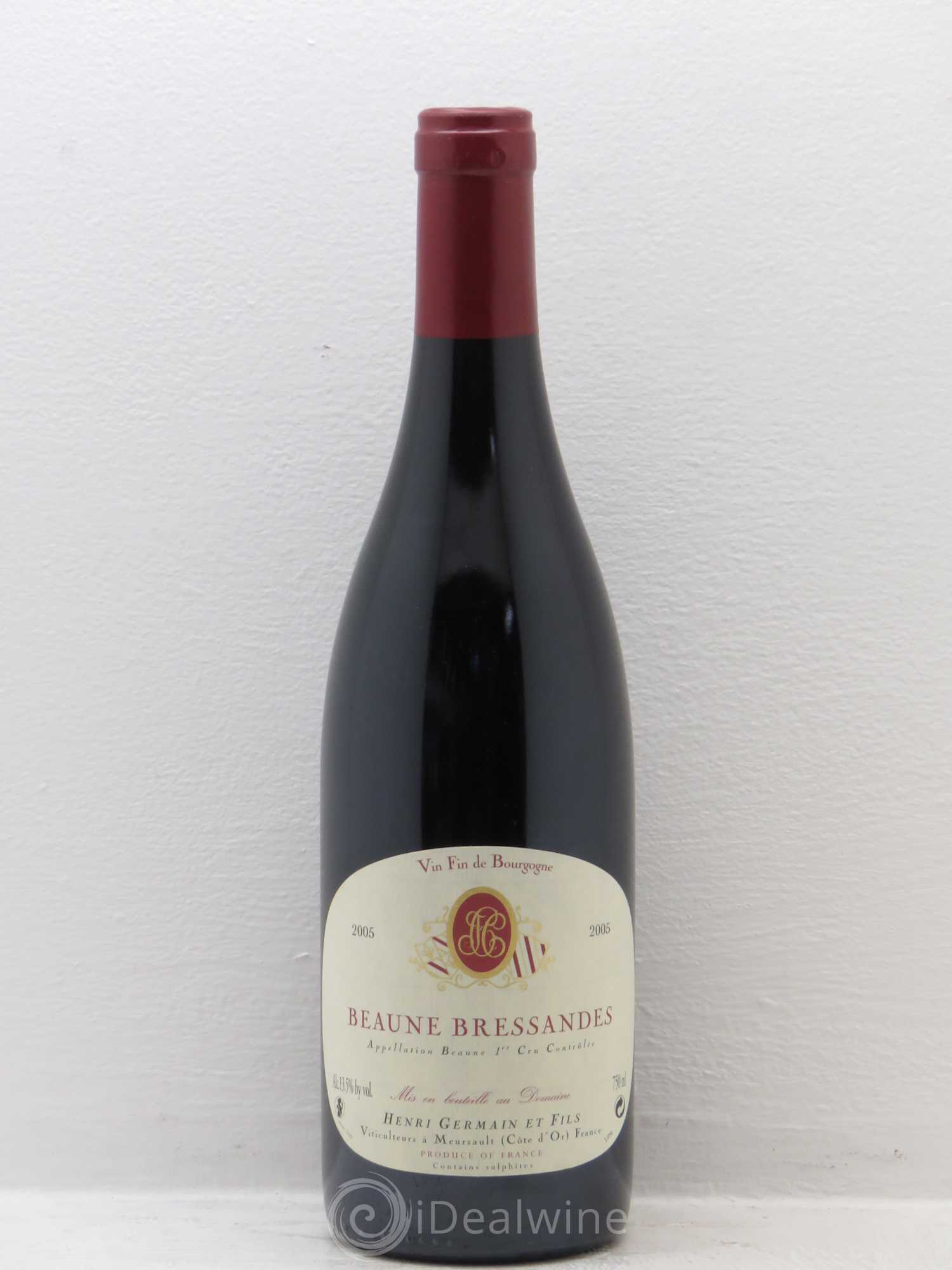 Beaune 1er Cru Henri Germain 2005 - Lot de 1 bouteille - 0