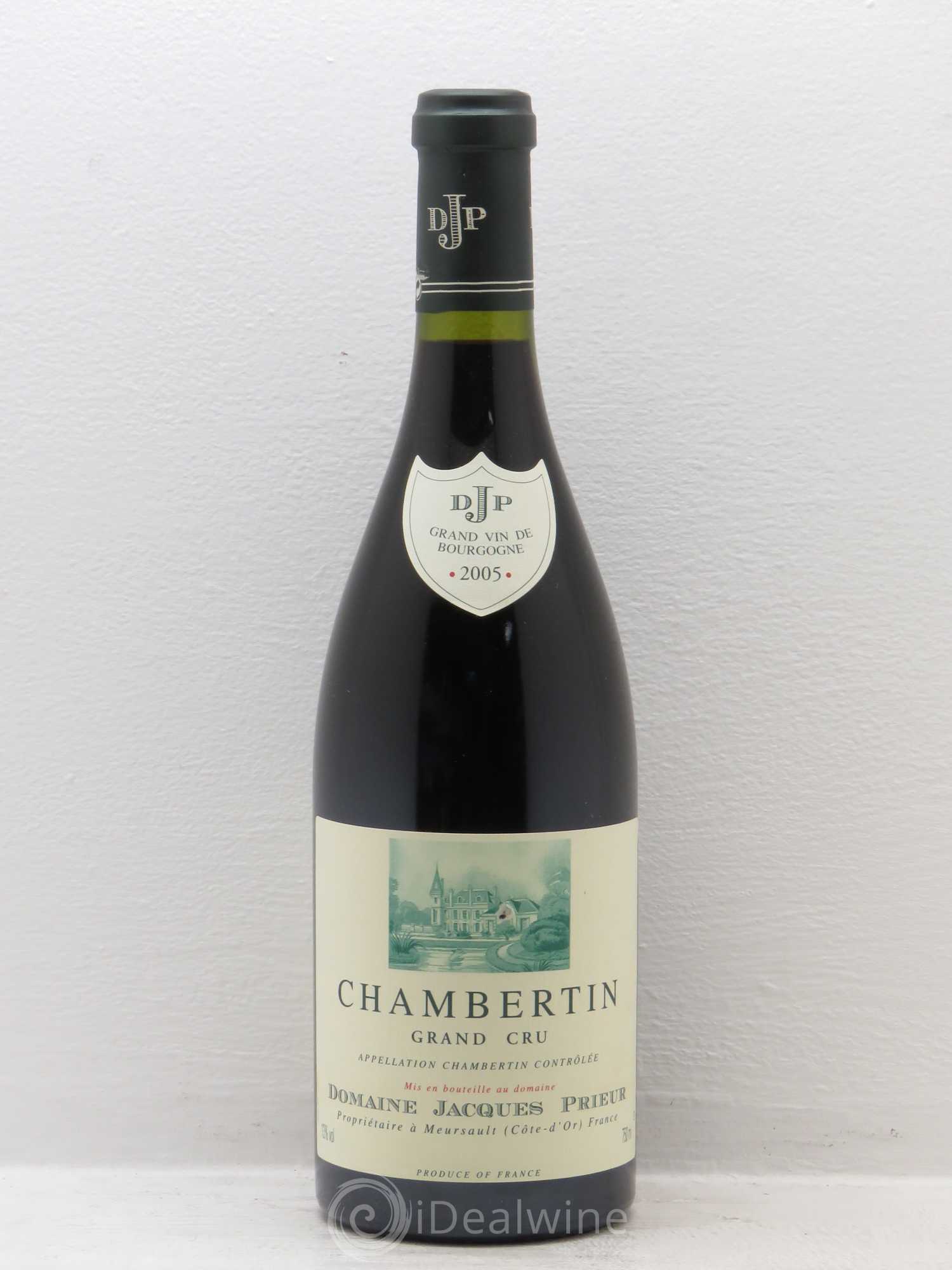 Chambertin Grand Cru Jacques Prieur (Domaine) 2005 - Lot de 1 bouteille - 0