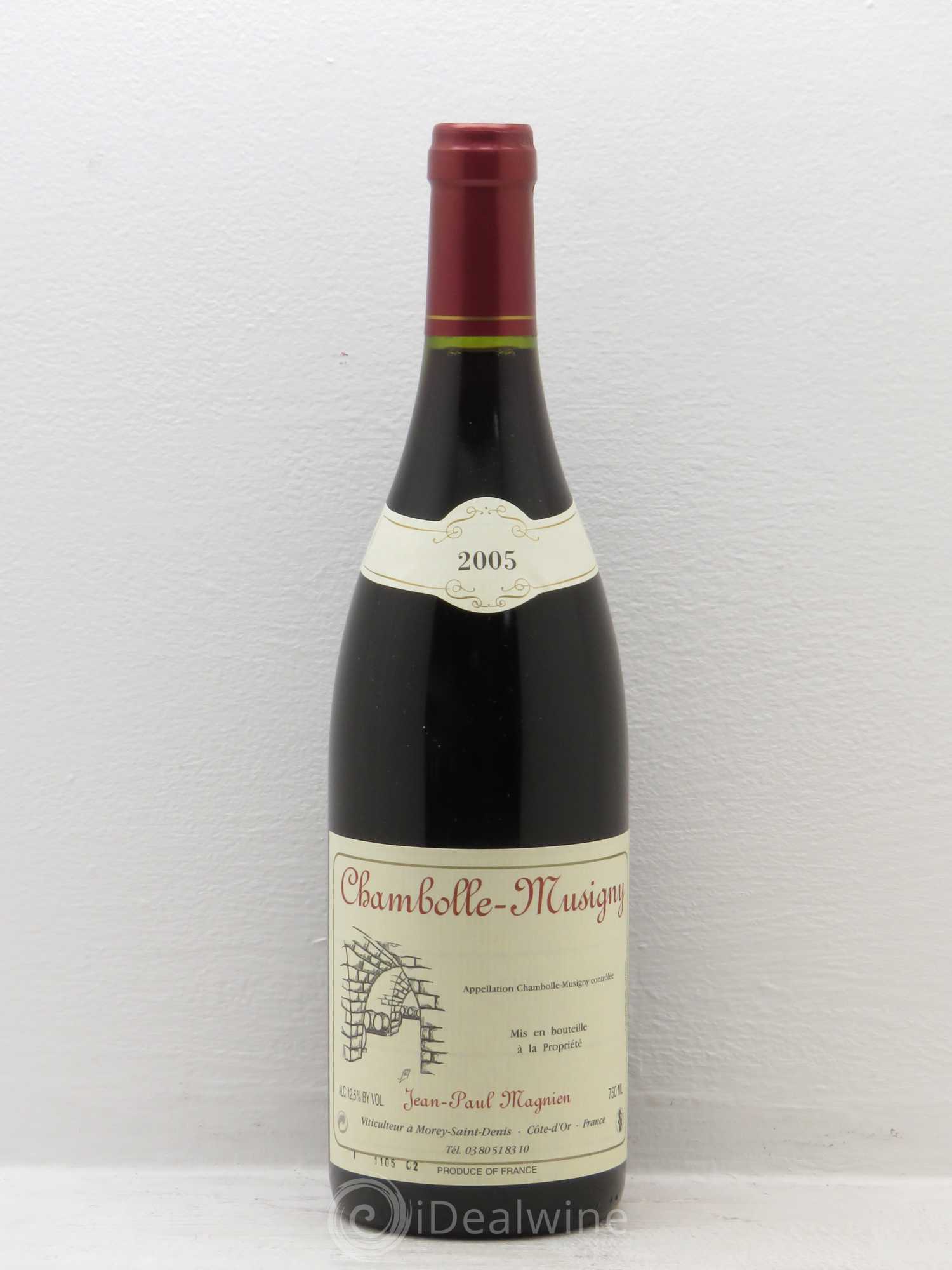 Chambolle-Musigny Jean paul Magnien 2005 - Posten von 1 Flasche - 0