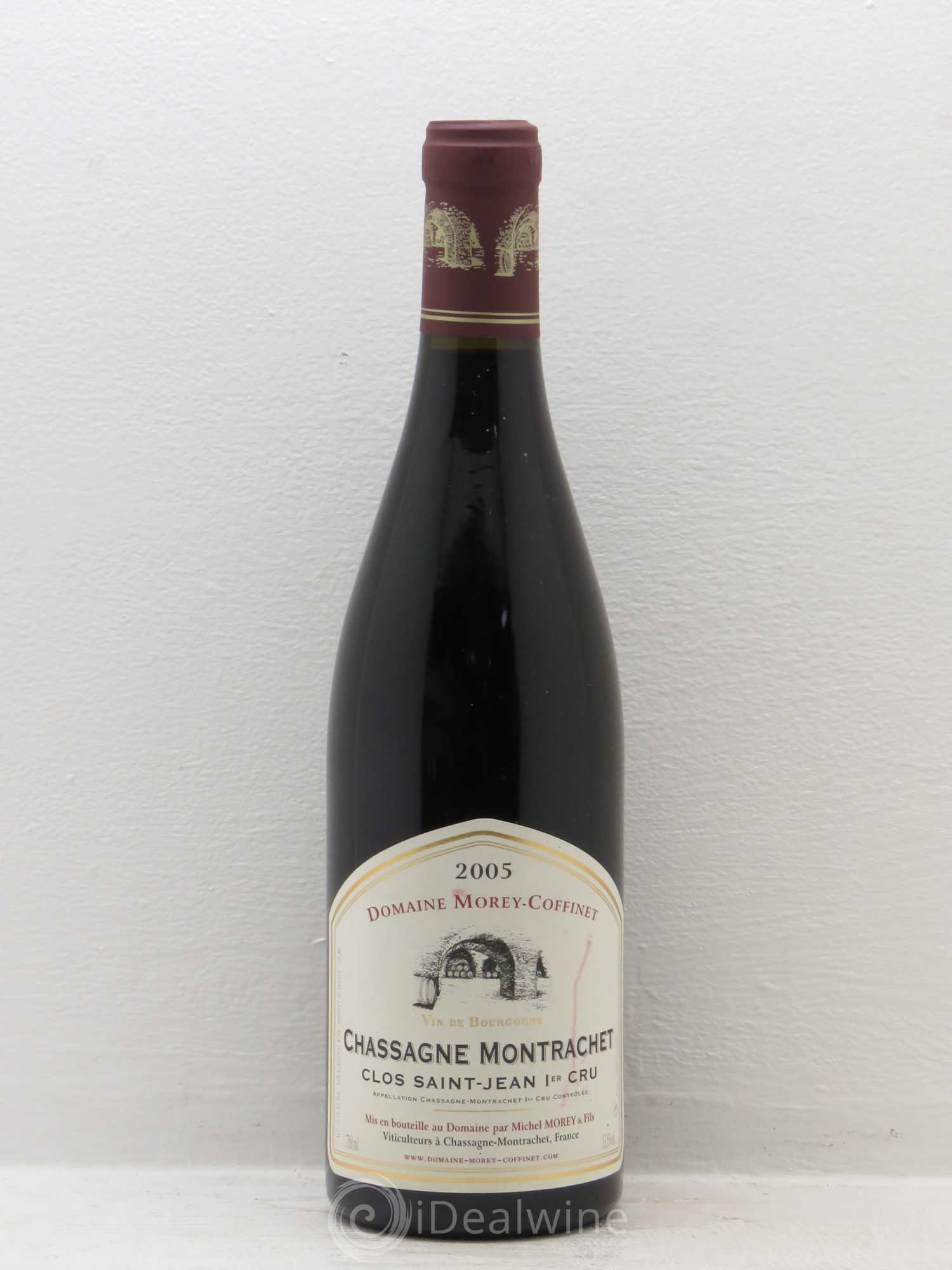 Chassagne-Montrachet 1er Cru Morey Coffinet 2005 - Lot de 1 bouteille - 0