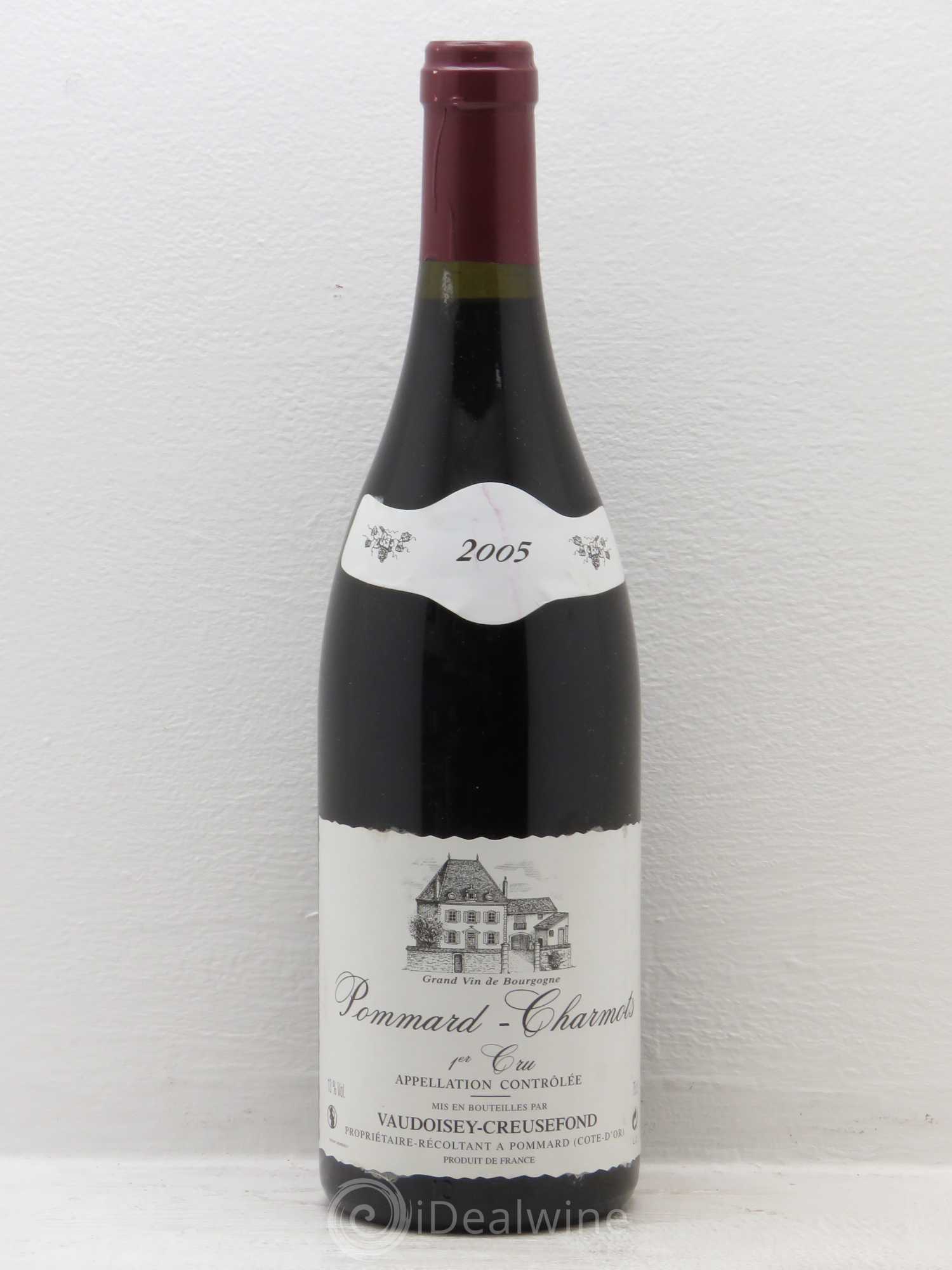 Pommard 1er Cru Vaudoisey creusefond 2005 - Lot de 1 bouteille - 0