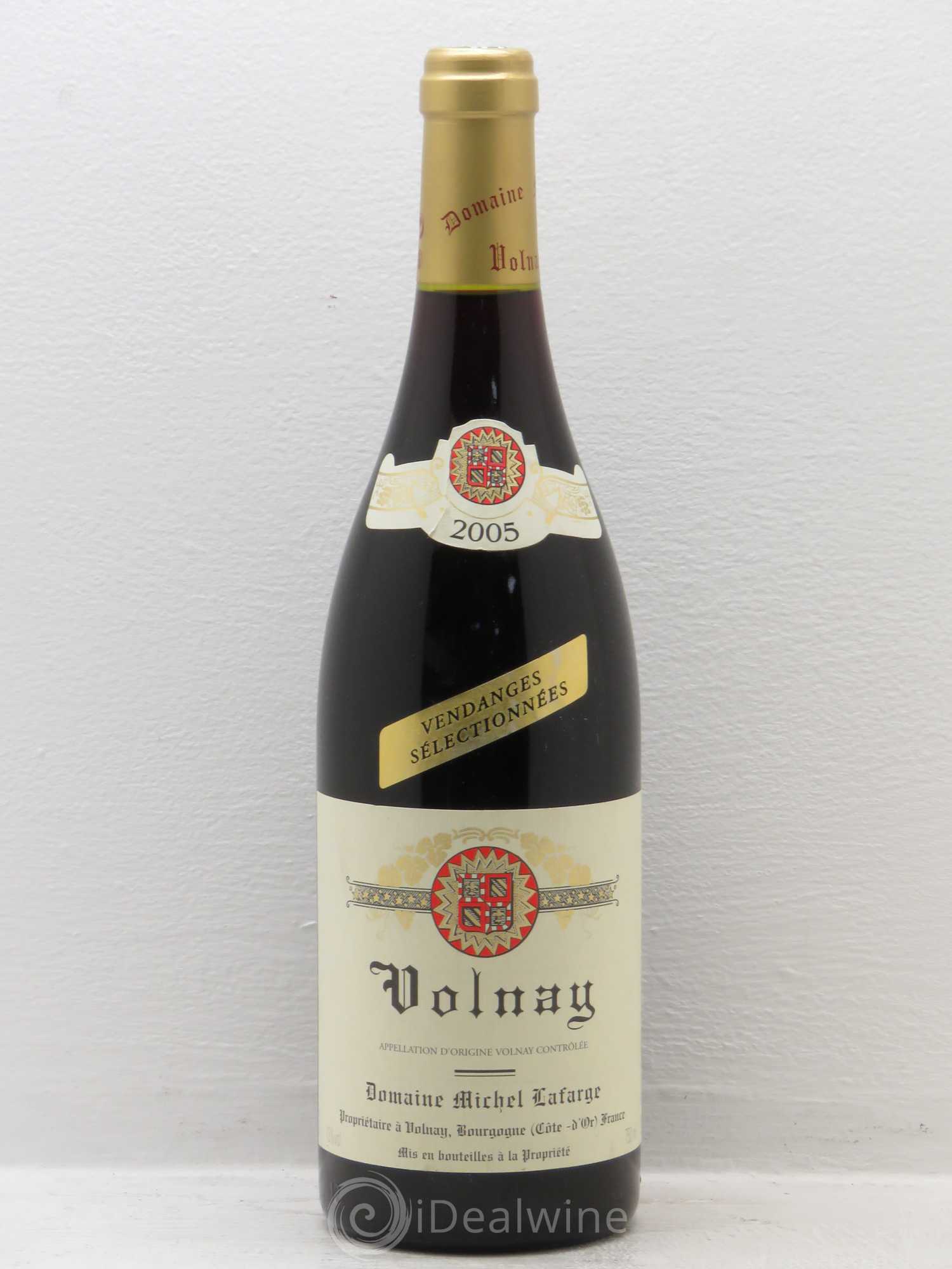 Volnay Vendanges sélectionnées Lafarge (Domaine) 2005 - Lot de 1 bouteille - 0