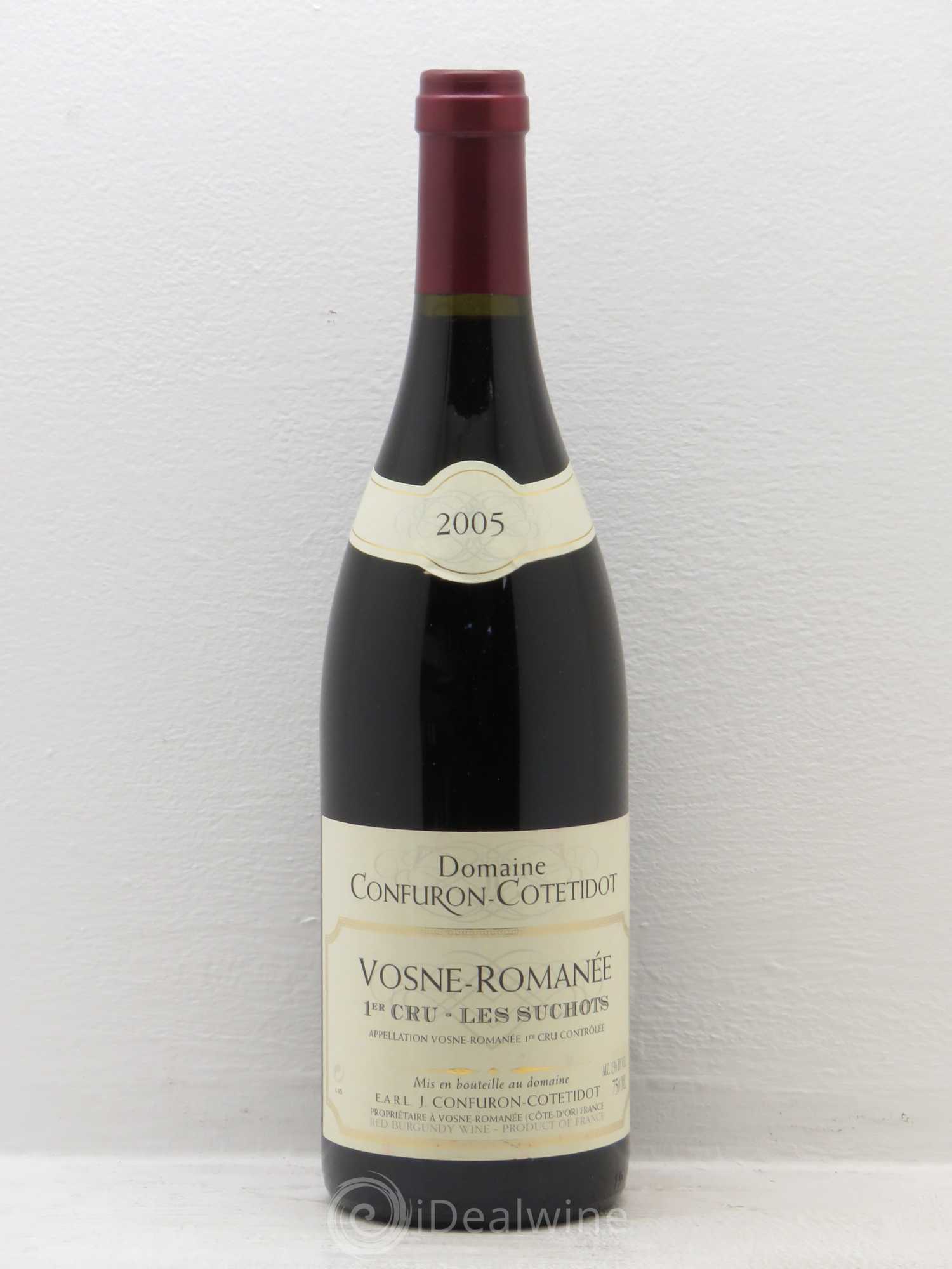 Vosne-Romanée 1er Cru Les Suchots Confuron-Cotetidot 2005 - Lot de 1 bouteille - 0