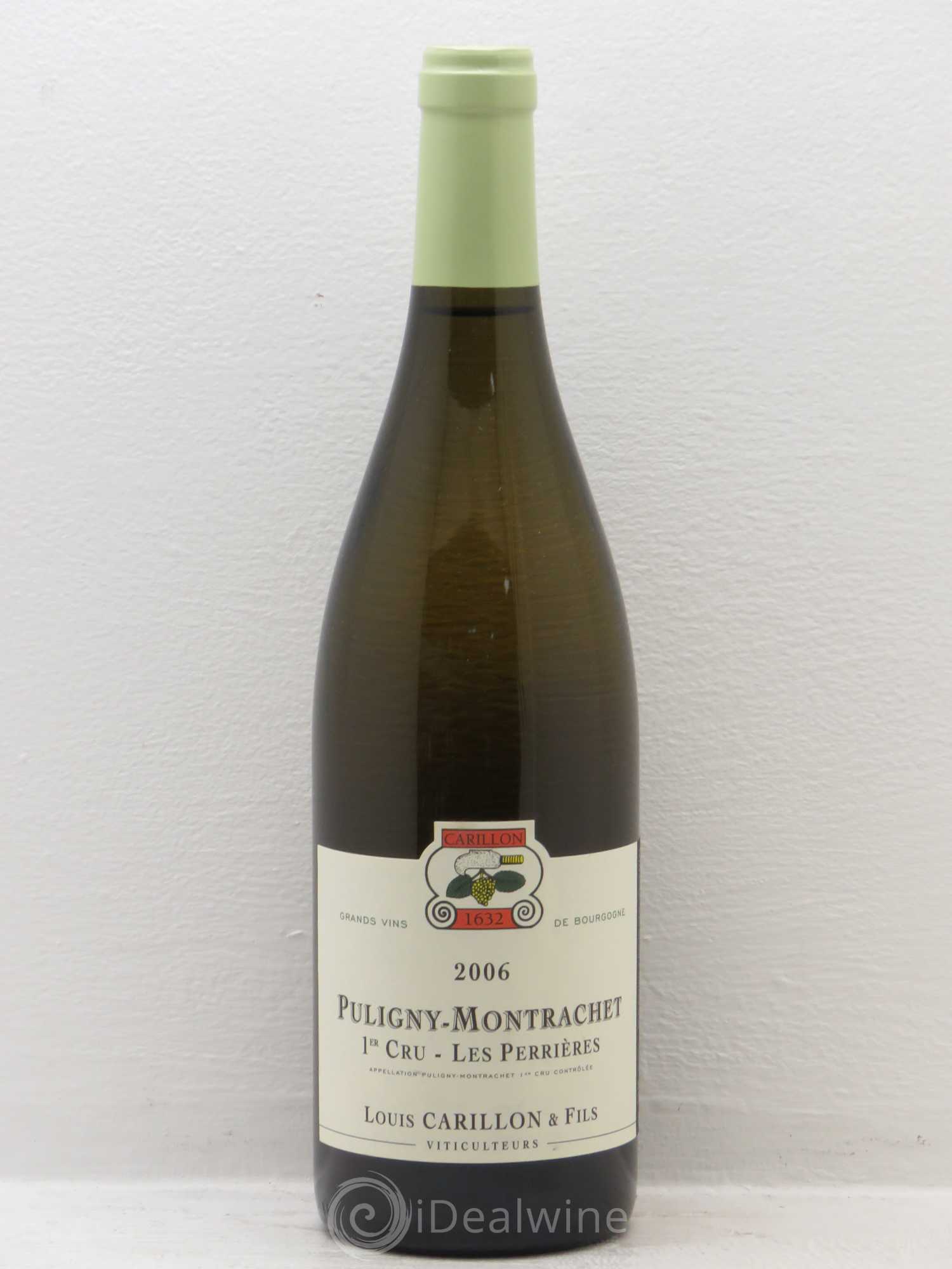 Puligny-Montrachet 1er Cru Louis Carillon 2006 - Posten von 1 Flasche - 0