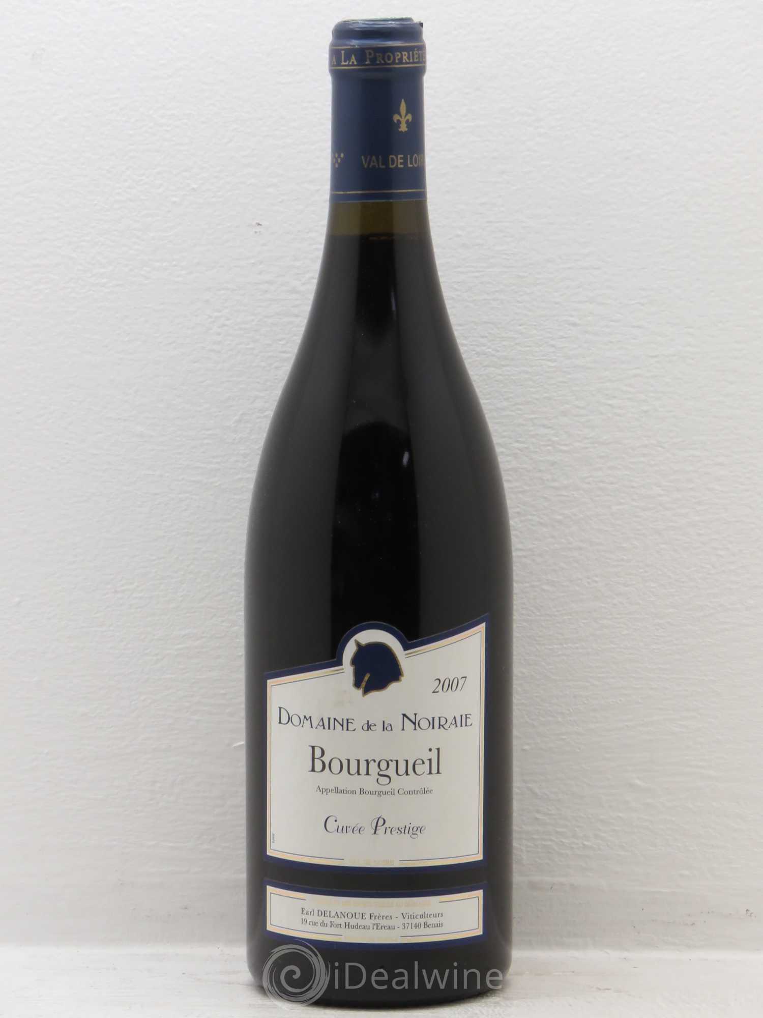 Bourgueil Cuvée Prestige Domaine de la Noiraie (sans prix de réserve) 2007 - Posten von 1 Flasche - 0