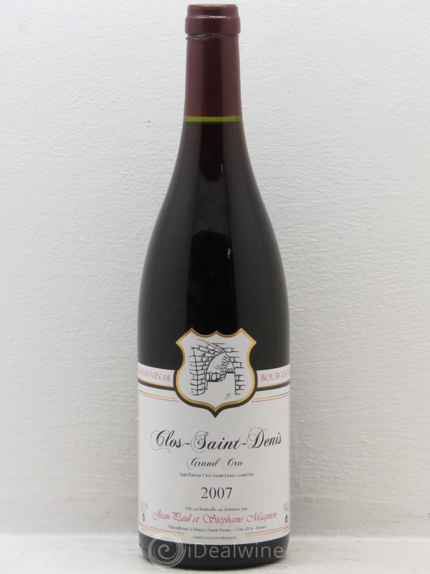 Clos Saint-Denis Grand Cru Jean paul Magnien 2007 - Posten von 1 Flasche - 0