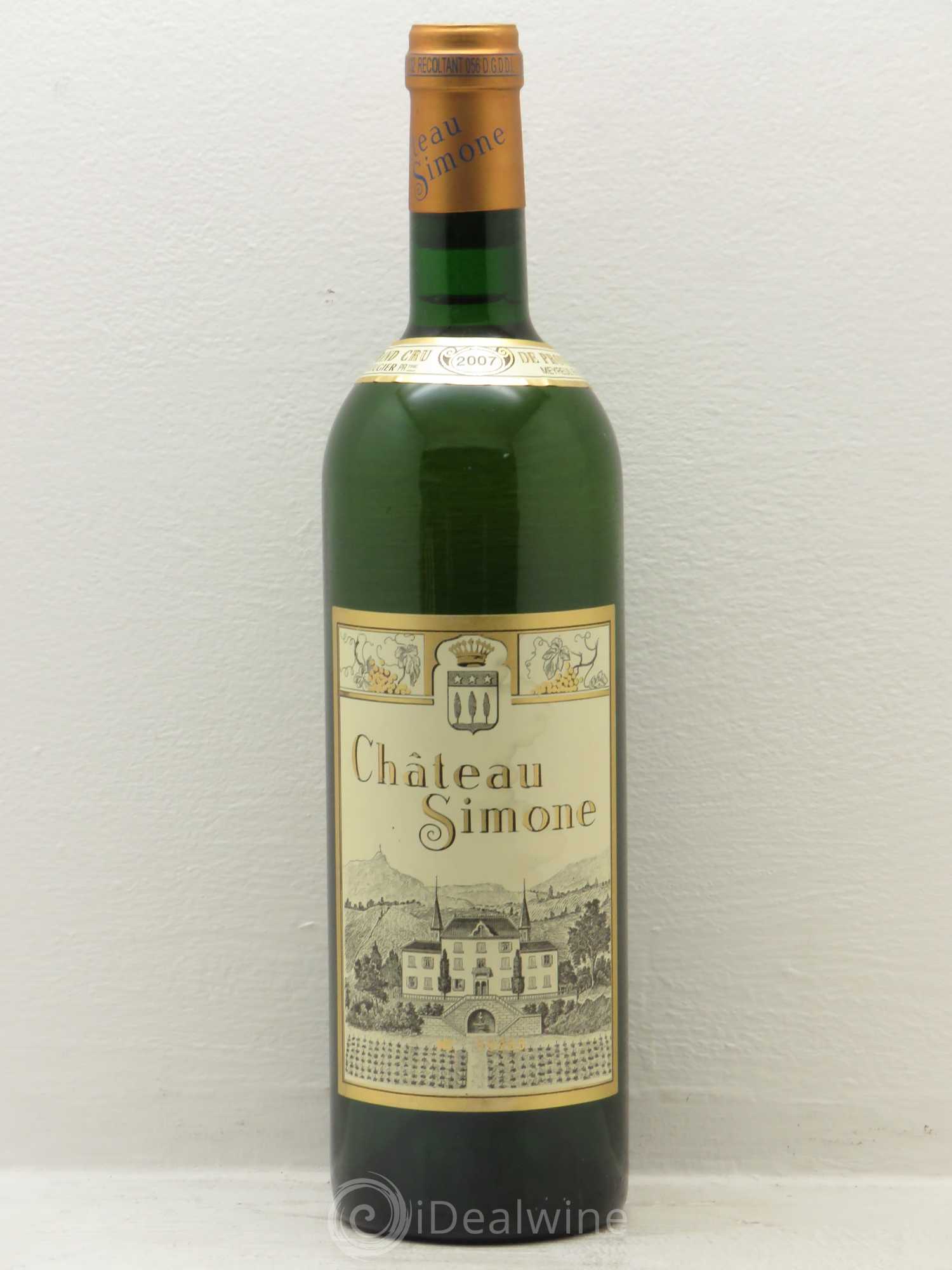 Palette Château Simone Famille Rougier 2007 - Posten von 1 Flasche - 0