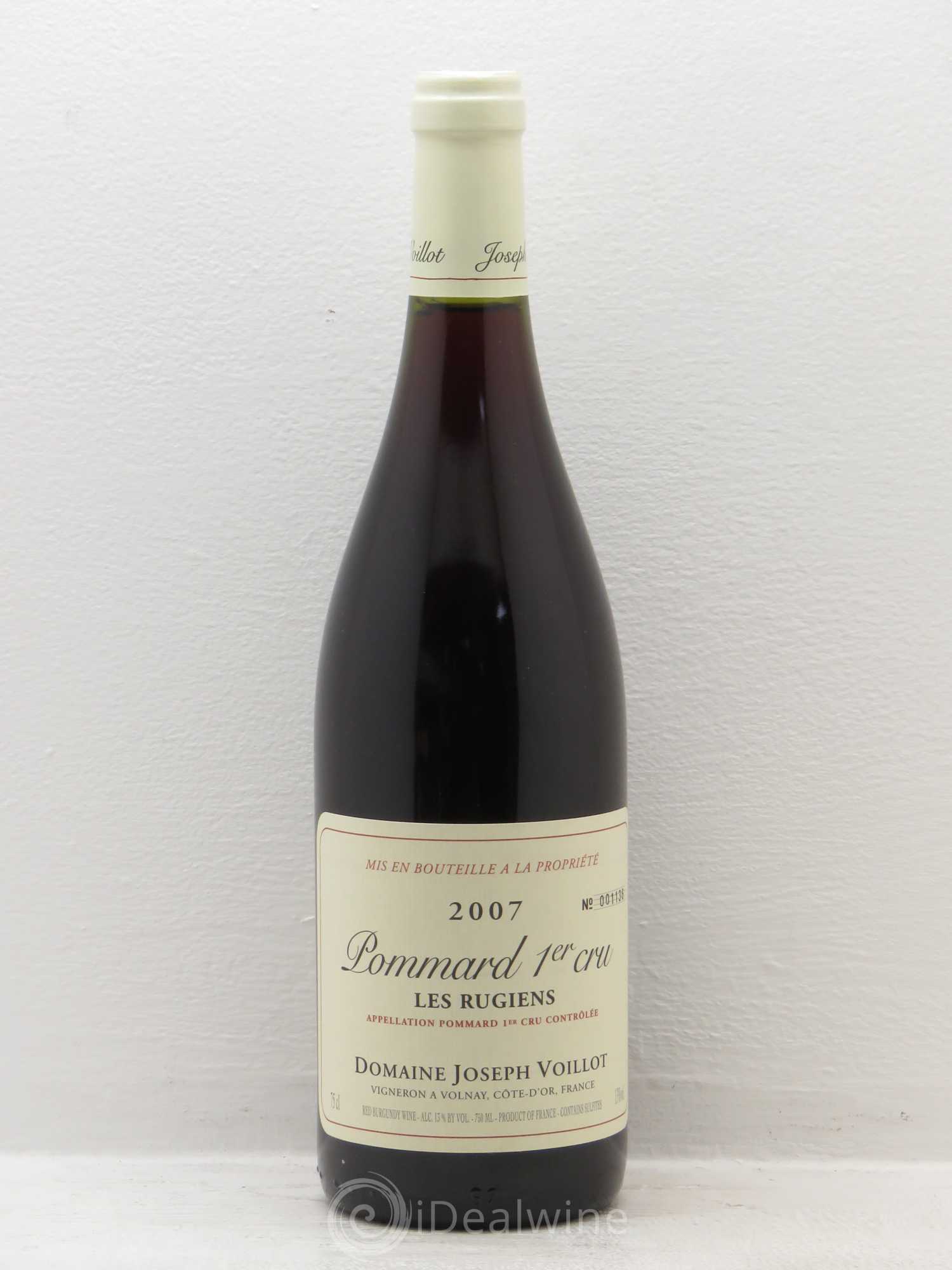 Pommard 1er Cru Voillot 2007 - Posten von 1 Flasche - 0