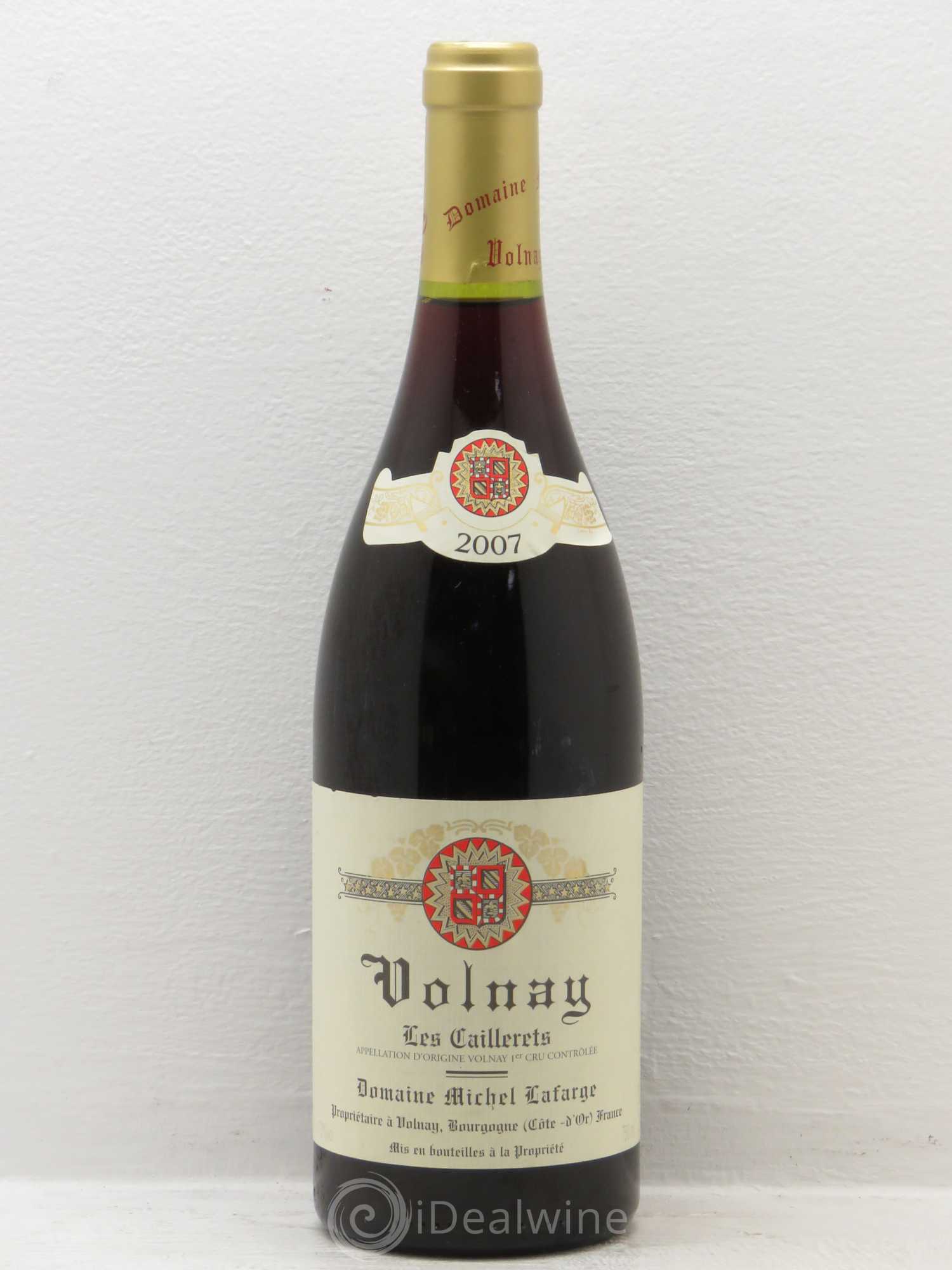 Volnay 1er Cru Les Caillerets Lafarge (Domaine) 2007 - Lot de 1 bouteille - 0
