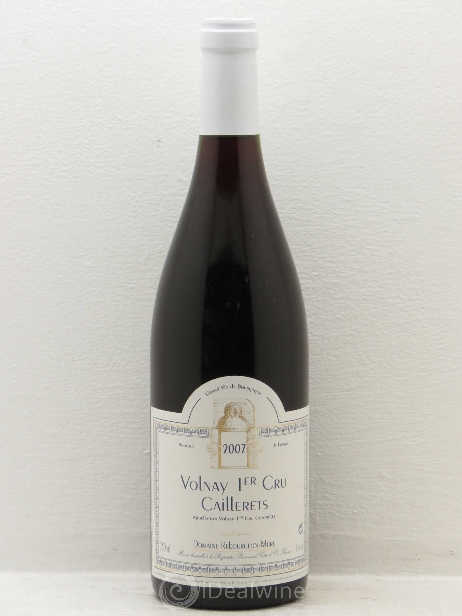 Volnay 1er Cru Rebourgeon Mure 2007 - Lot de 1 bouteille - 0
