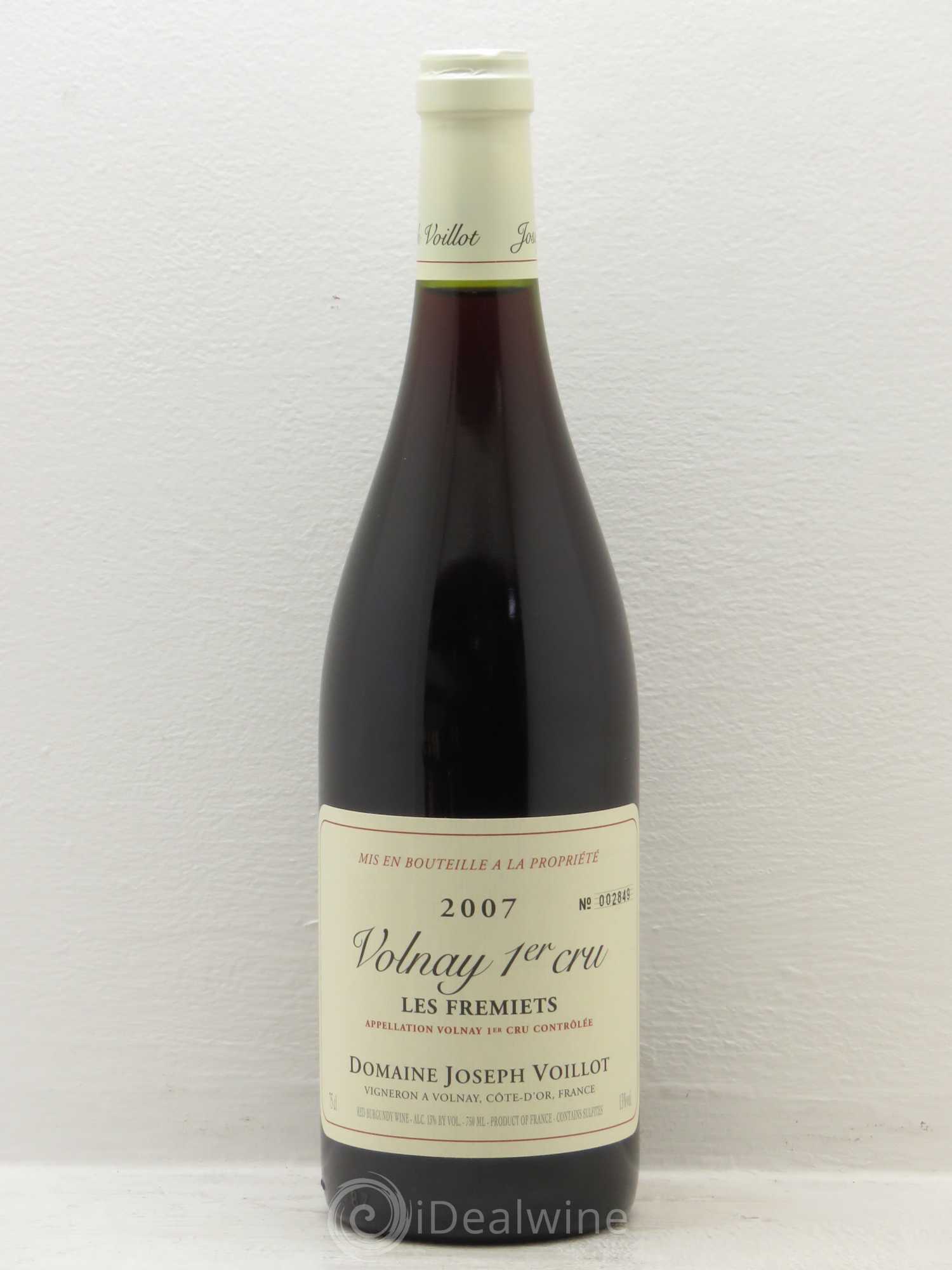 Volnay 1er Cru Voillot 2007 - Lot de 1 bouteille - 0