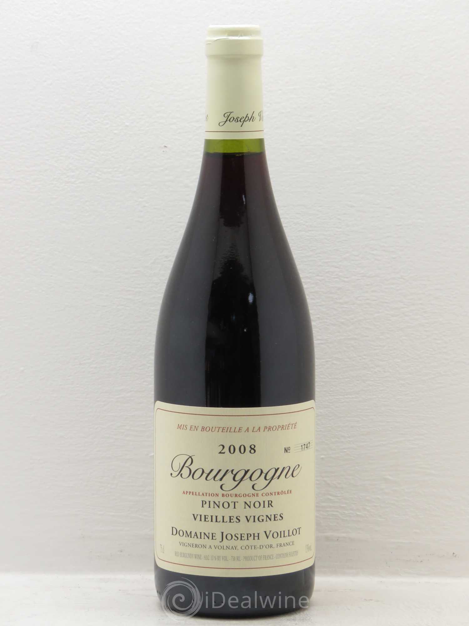 Bourgogne Vieilles vignes Voillot 2008 - Posten von 1 Flasche - 0