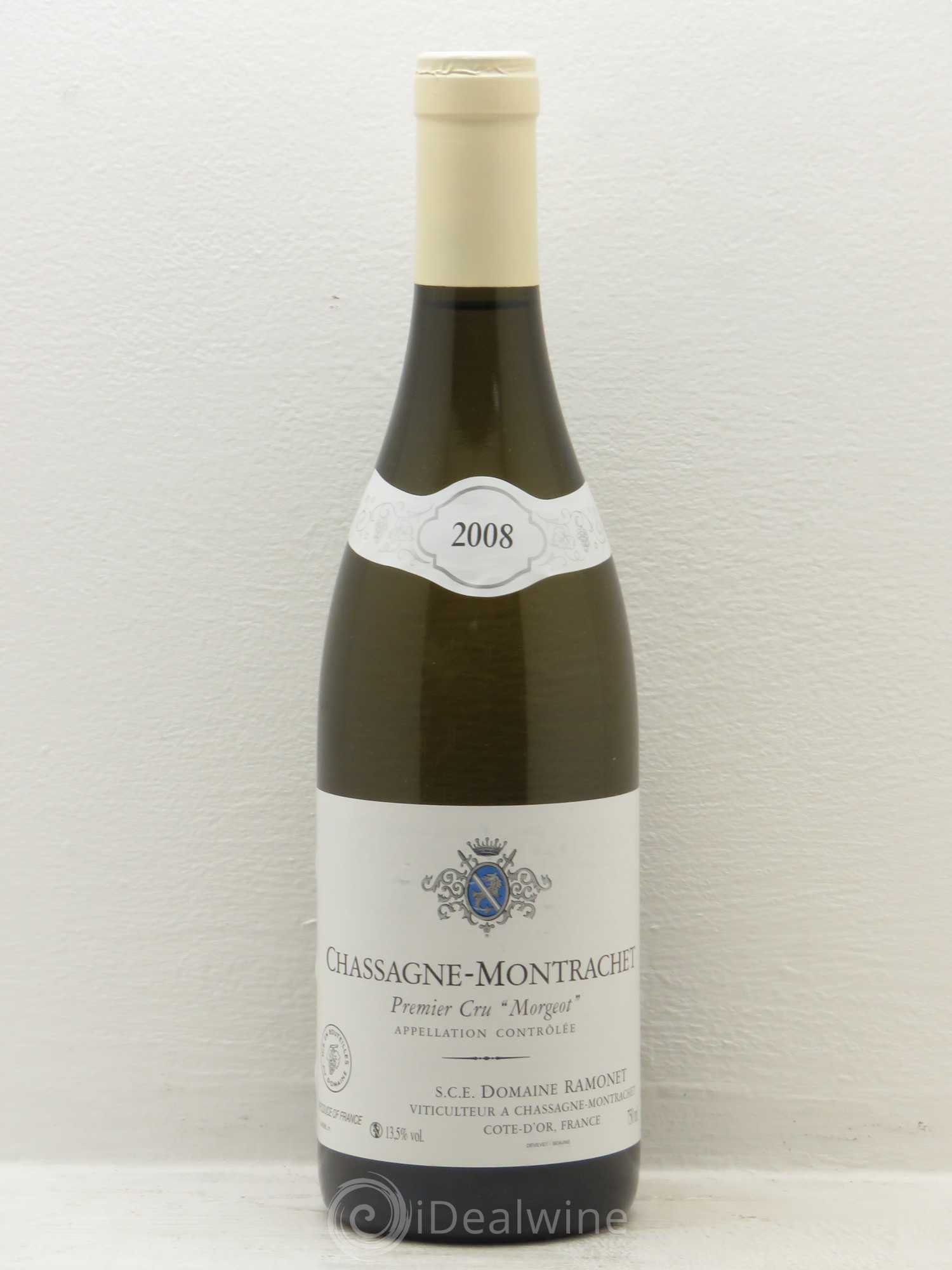 Chassagne-Montrachet 1er Cru Morgeot Ramonet (Domaine) 2008 - Lot de 1 bouteille - 0