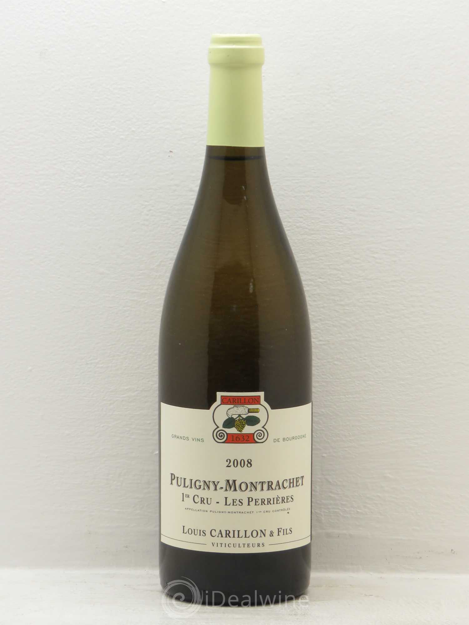 Puligny-Montrachet 1er Cru Louis Carillon 2008 - Posten von 1 Flasche - 0