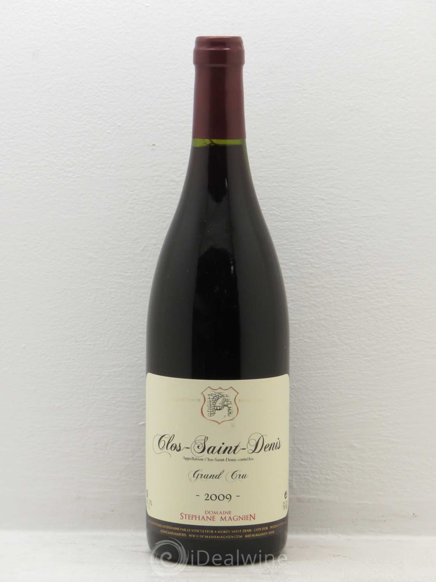 Clos Saint-Denis Grand Cru Stéphane Magnien 2009 - Lot de 1 bouteille - 0