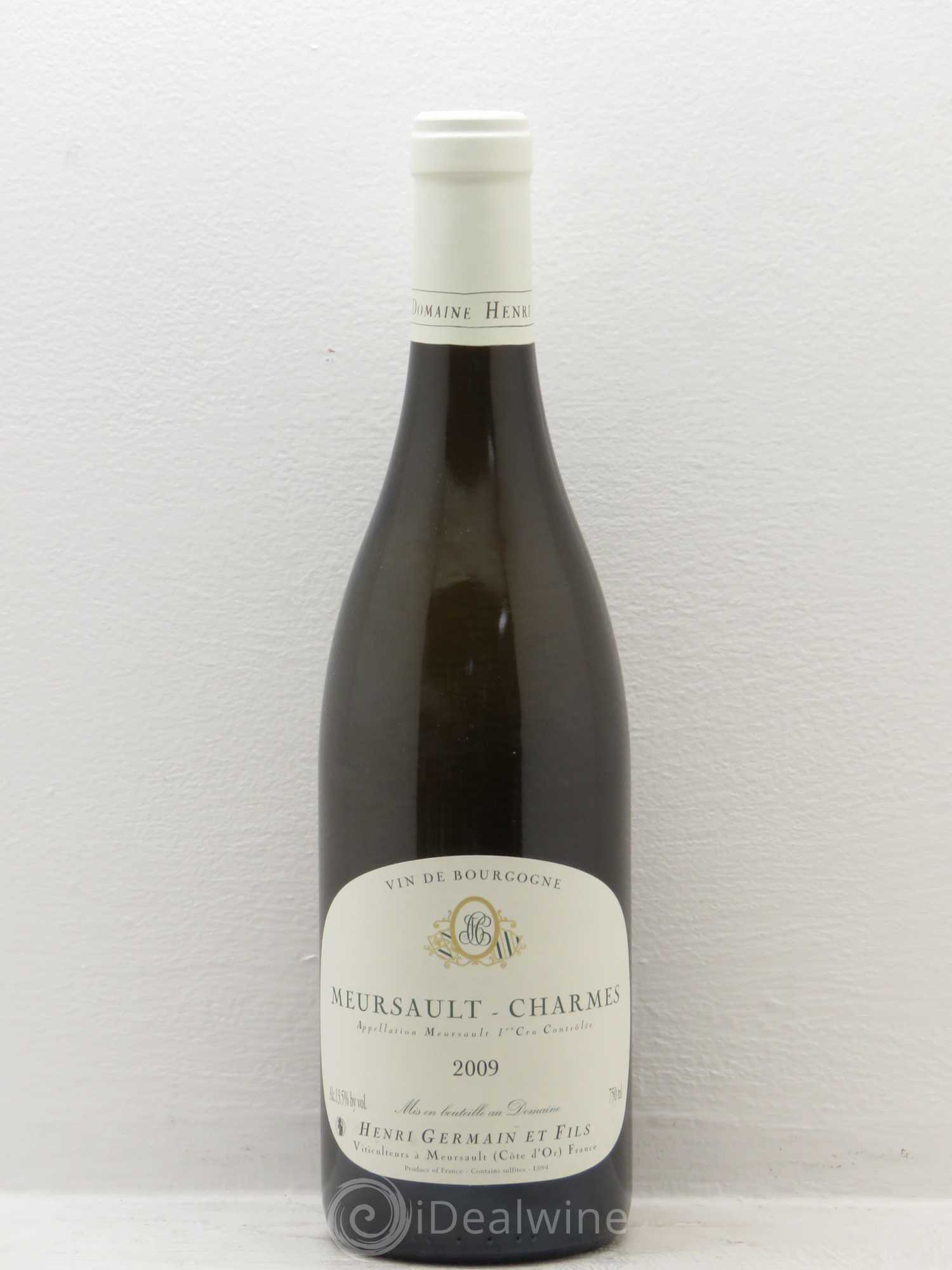 Meursault 1er Cru Henri Germain 2009 - Lot de 1 bouteille - 0