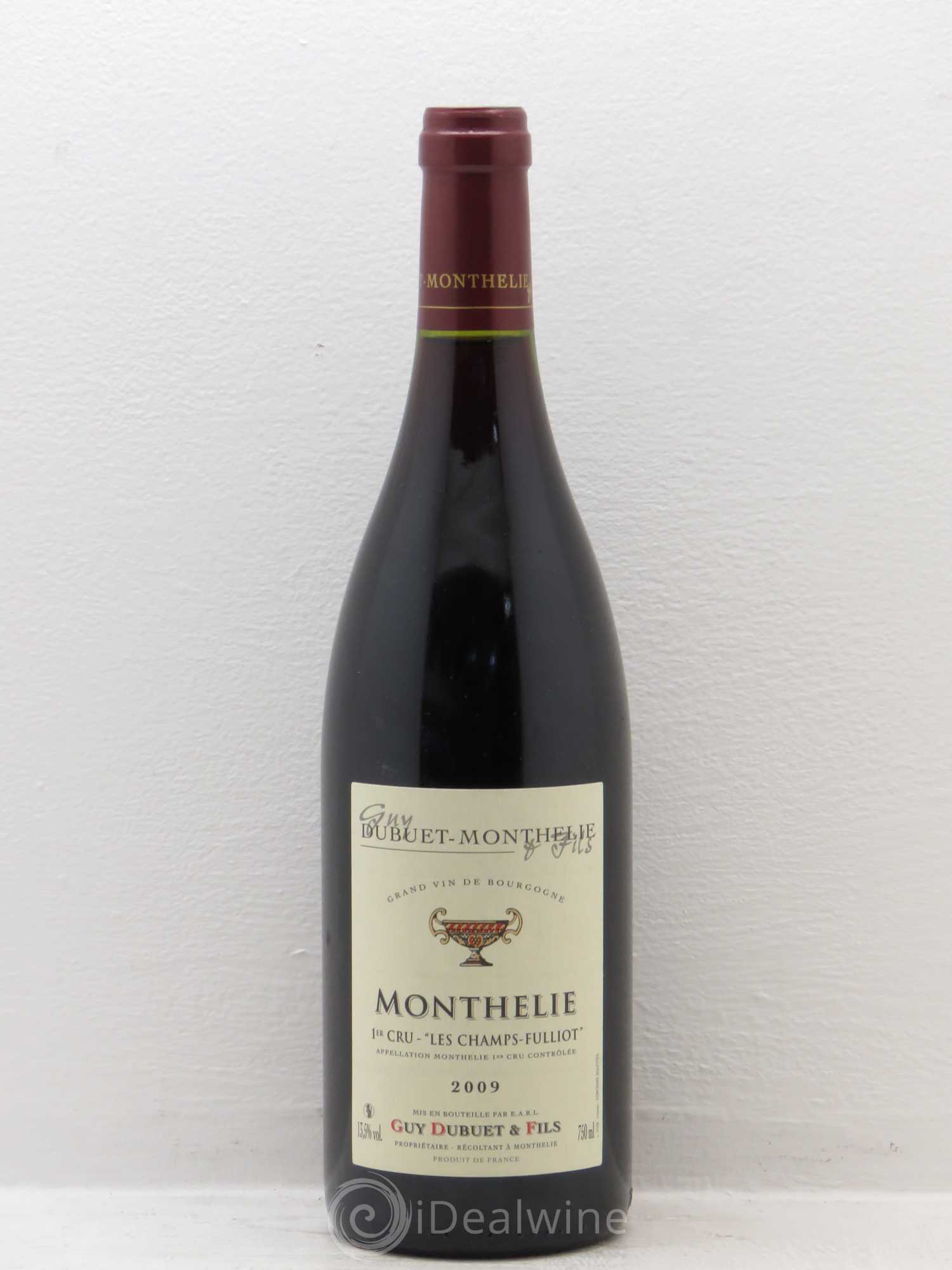 Monthélie 1er Cru Guy Dubuet 2009 - Posten von 1 Flasche - 0