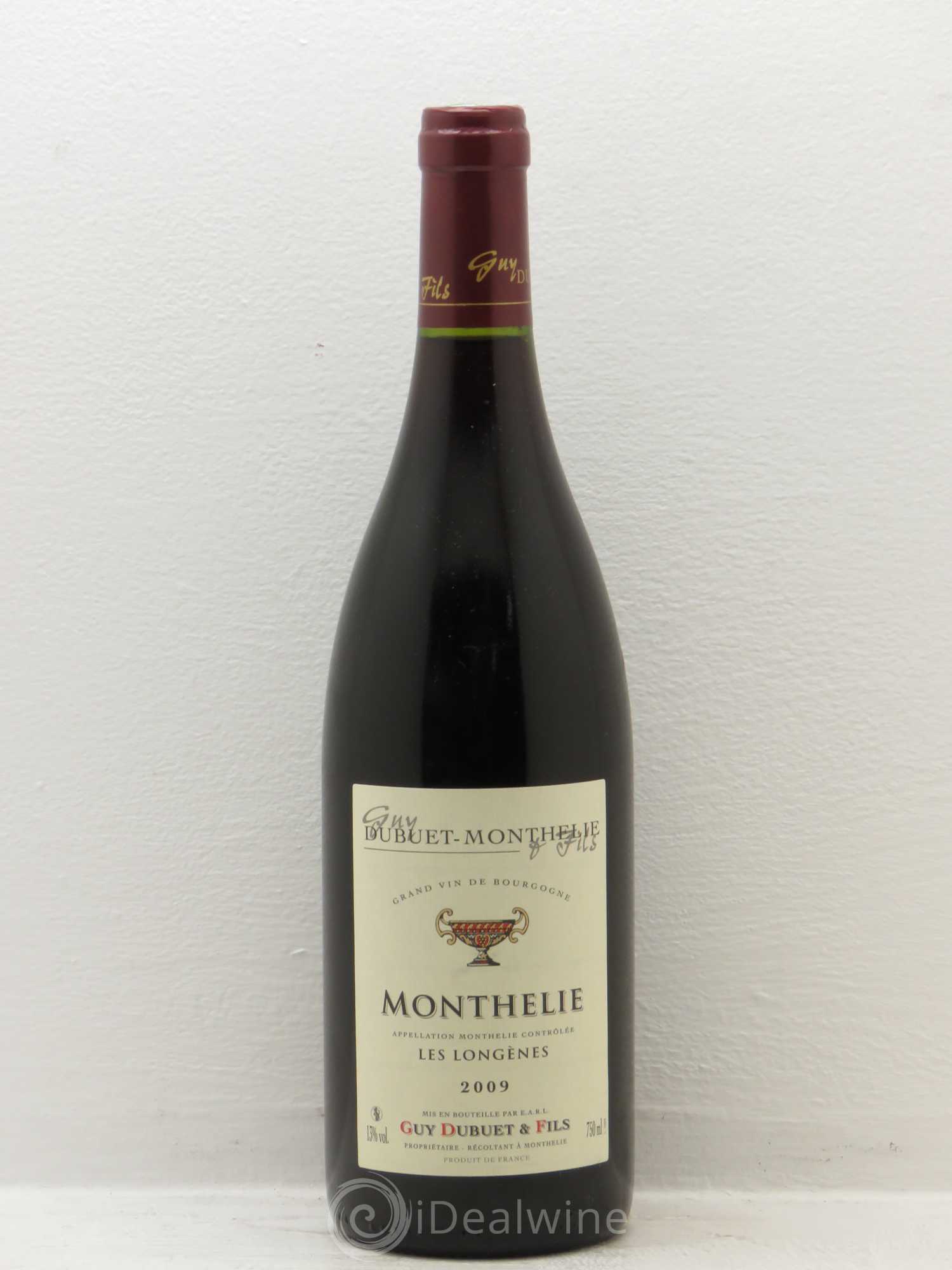 Monthélie Guy Dubuet 2009 - Posten von 1 Flasche - 0