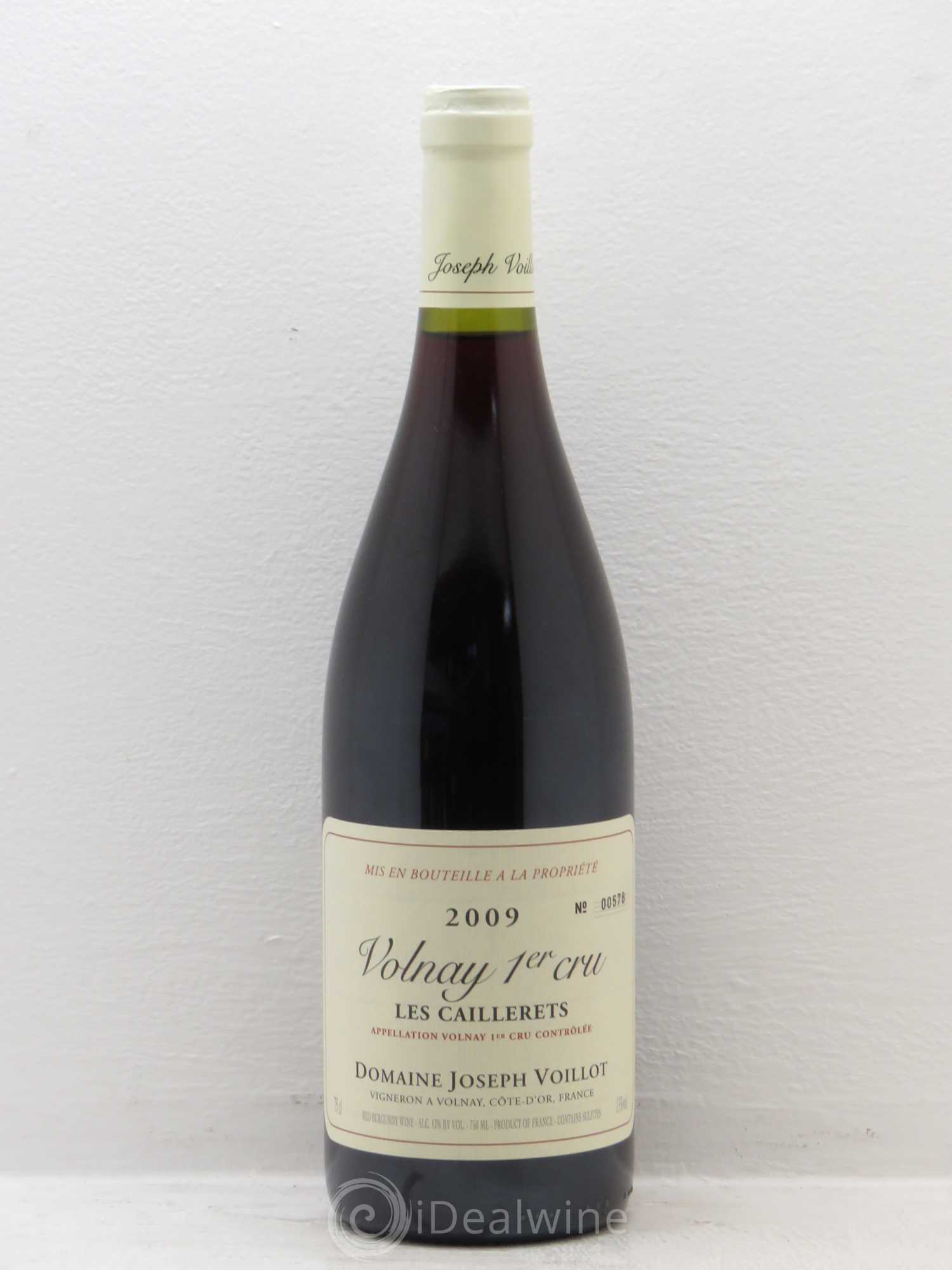 Volnay 1er Cru Voillot 2009 - Posten von 1 Flasche - 0