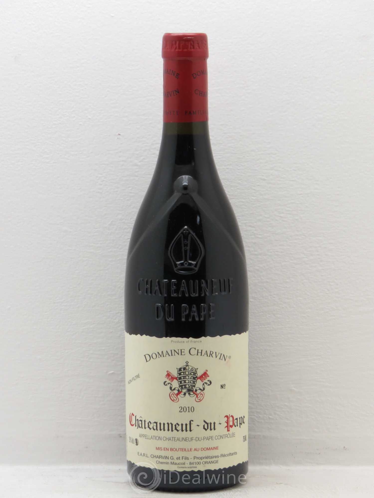 Châteauneuf-du-Pape Charvin (Domaine) 2010 - Lot de 1 bouteille - 0