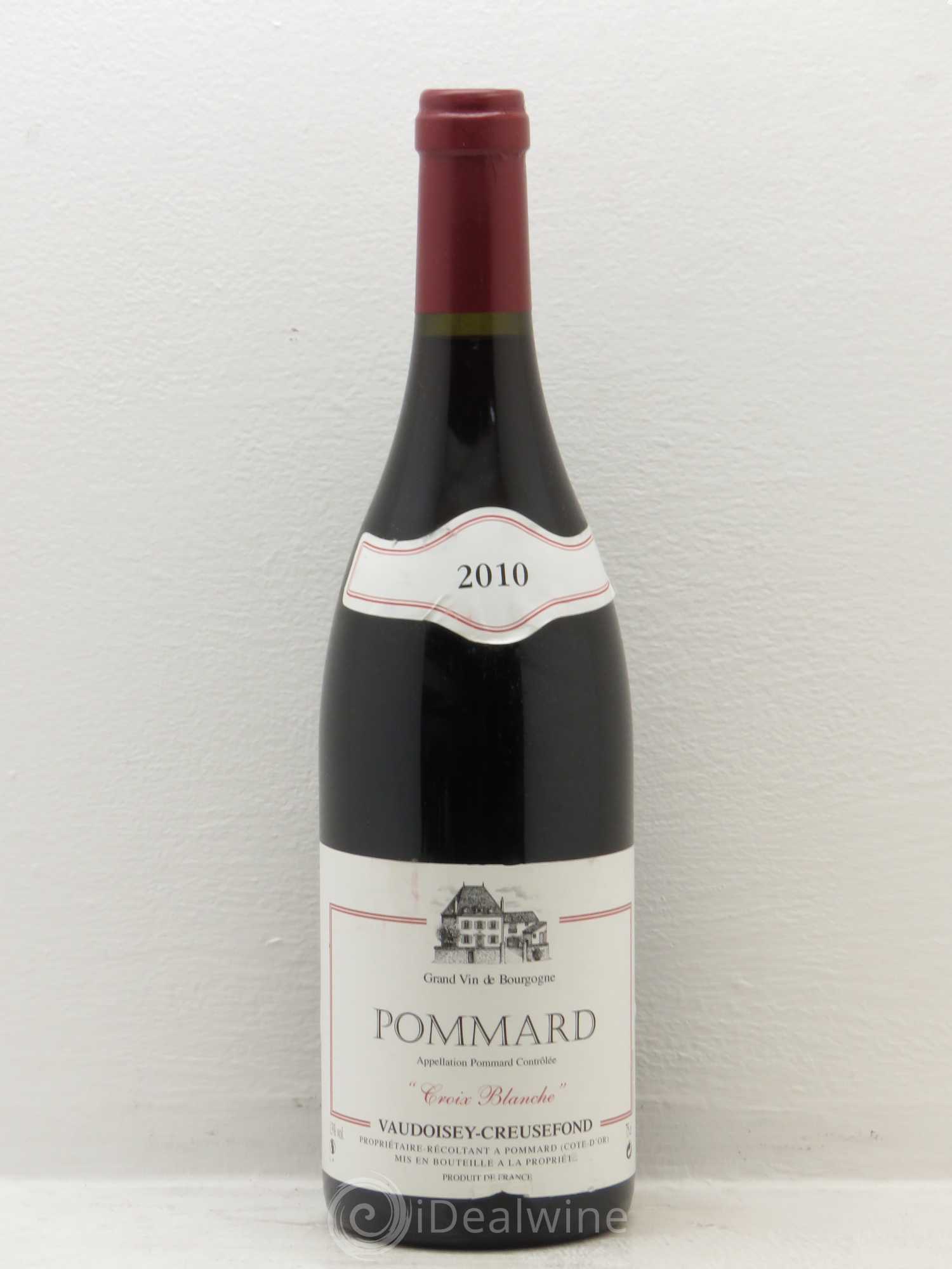 Pommard Croix Blanche Vaudoisey Creusefond 2010 - Posten von 1 Flasche - 0