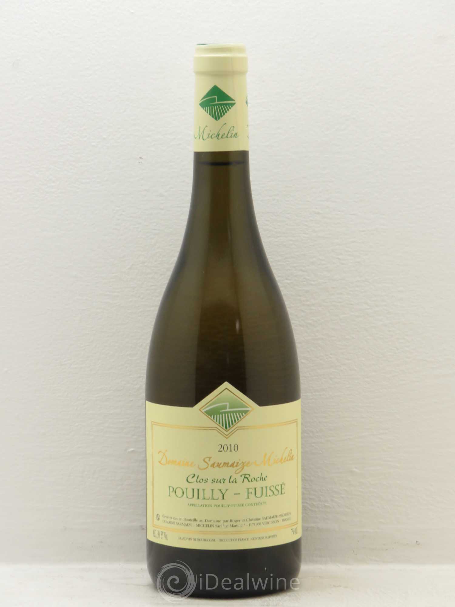 Pouilly-Fuissé Clos sur la roche Saumaize Michelin 2010 - Posten von 1 Flasche - 0