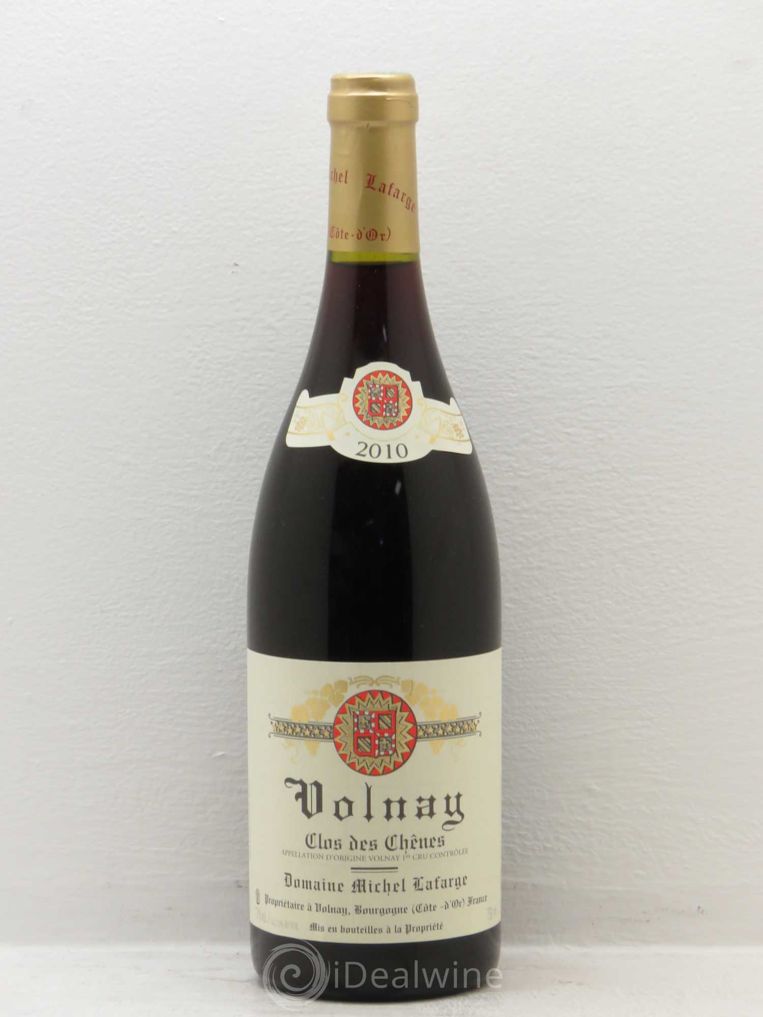 Volnay 1er Cru Clos des Chênes Lafarge (Domaine) 2010 - Lot de 1 bouteille - 0