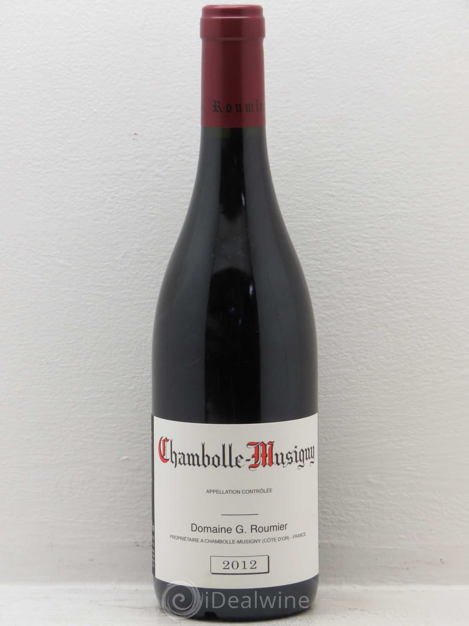Chambolle-Musigny Georges Roumier (Domaine) 2012 - Lot de 1 bouteille - 0