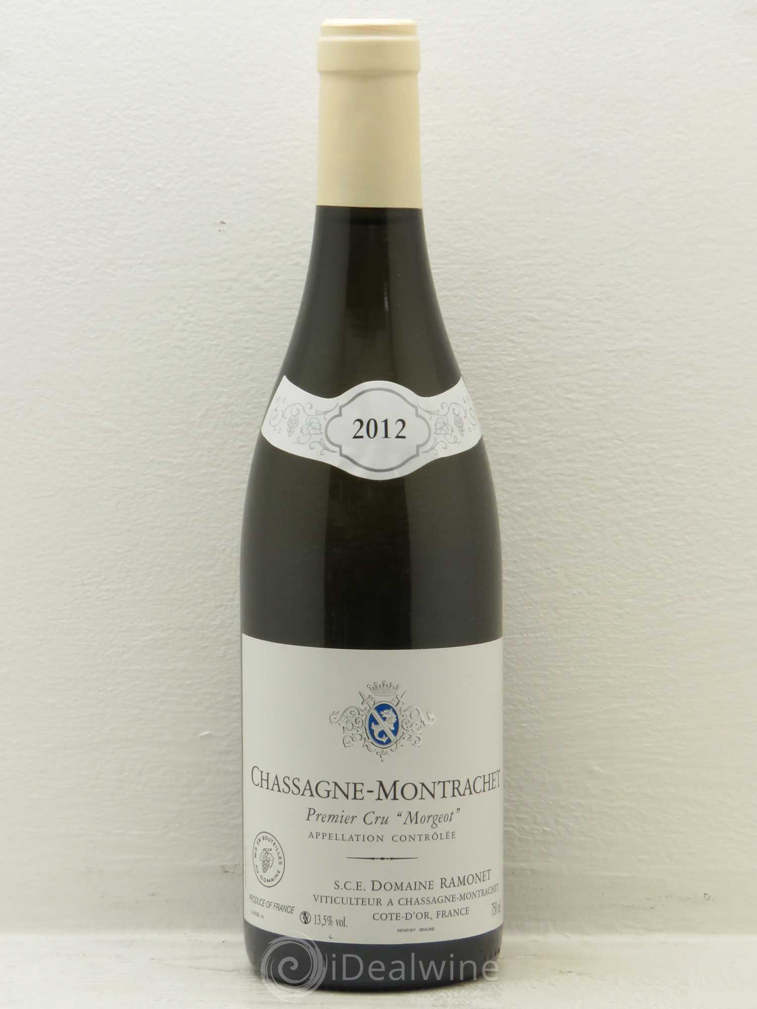 Chassagne-Montrachet 1er Cru Morgeot Ramonet (Domaine) 2012 - Lot de 1 bouteille - 0