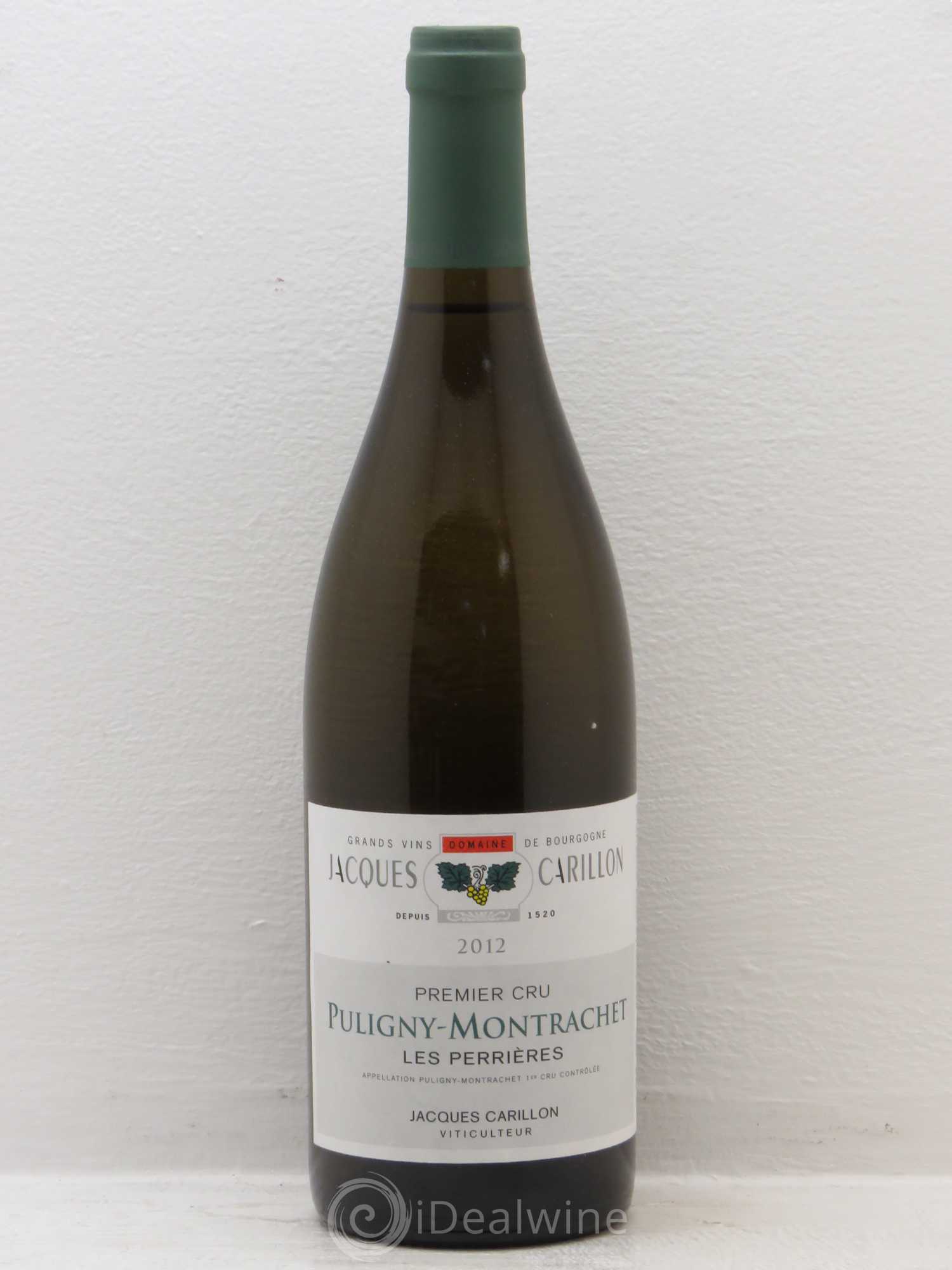 Puligny-Montrachet 1er Cru 2012 - Posten von 1 Flasche - 0