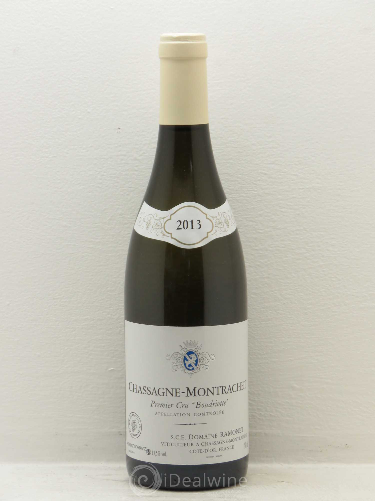 Chassagne-Montrachet 1er Cru Boudriotte Ramonet (Domaine) 2013 - Lot de 1 bouteille - 0