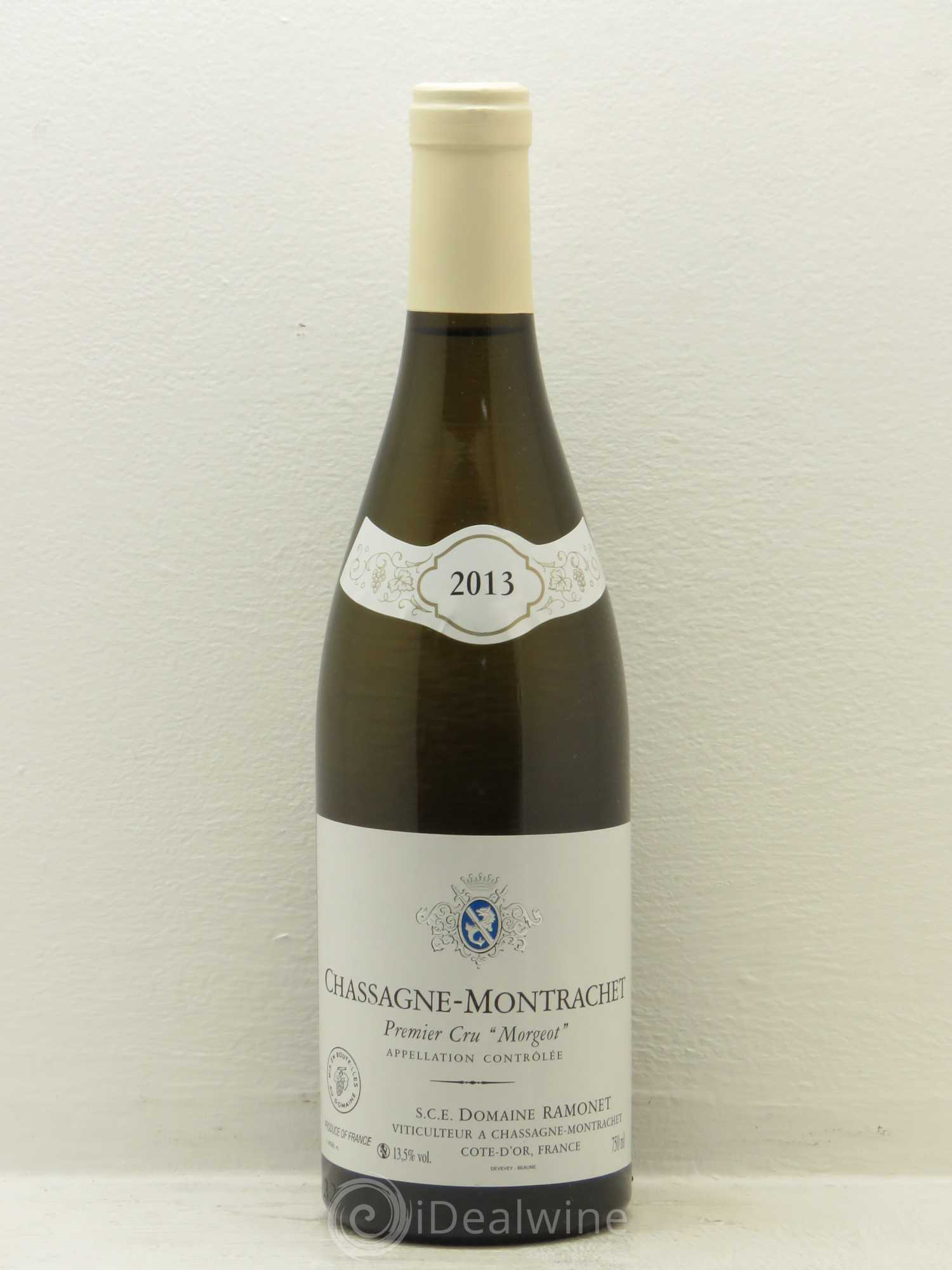 Chassagne-Montrachet 1er Cru Morgeot Ramonet (Domaine) 2013 - Lot de 1 bouteille - 0