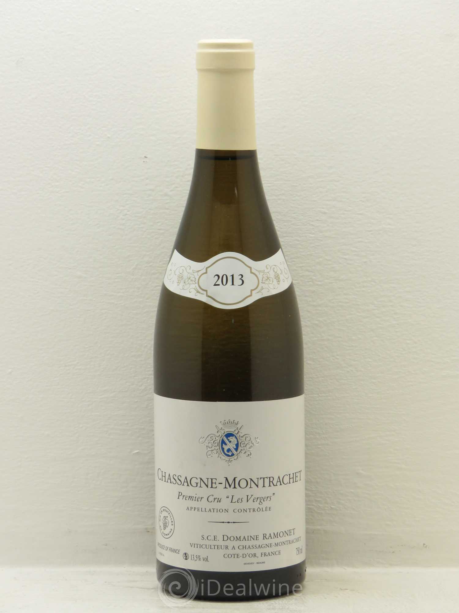 Chassagne-Montrachet 1er Cru Les Vergers Ramonet (Domaine) 2013 - Lot de 1 bouteille - 0