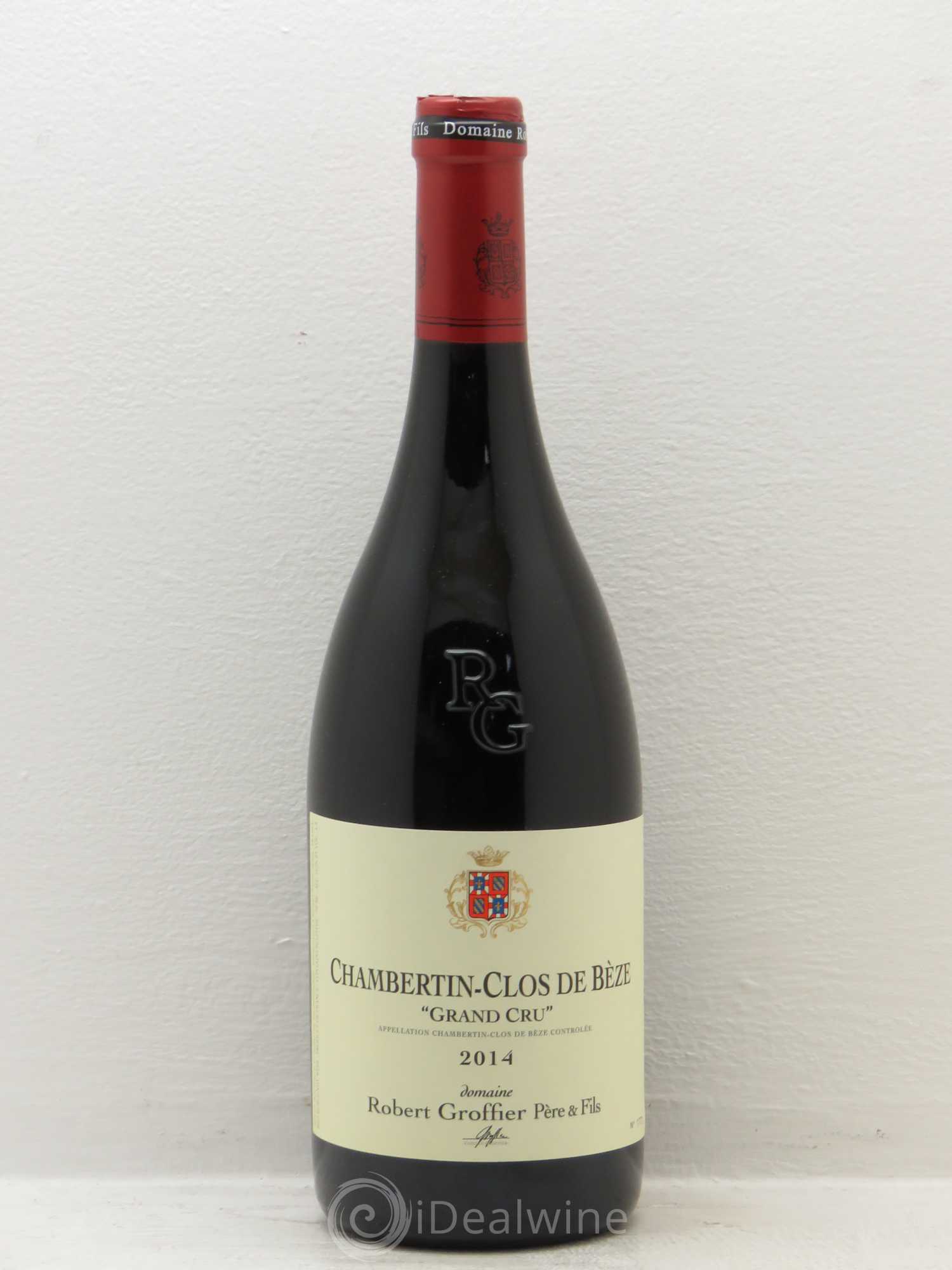 Chambertin Clos de Bèze Grand Cru Robert Groffier Père & Fils (Domaine) 2014 - Lot de 1 bouteille - 0