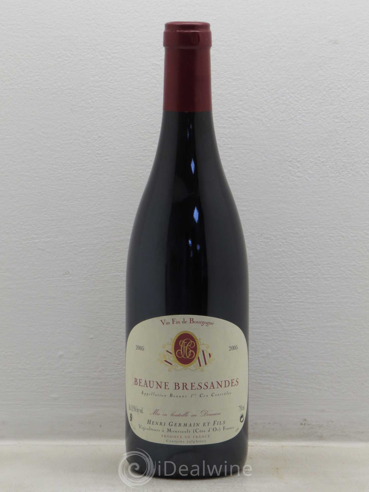 Beaune 1er Cru Henri Germain 2005 - Lot de 1 bouteille - 0