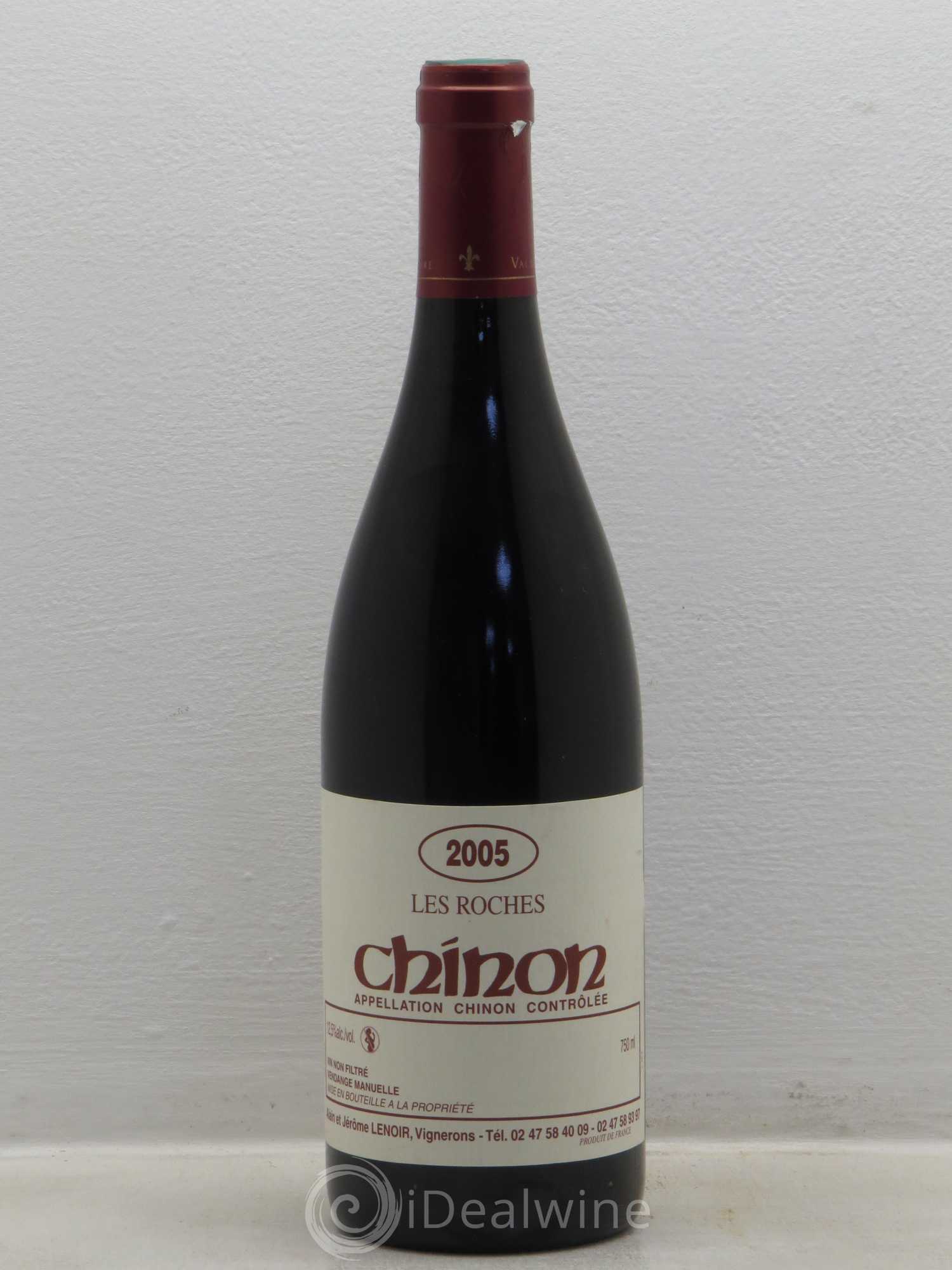 Chinon Les Roches Domaine Lenoir 2005 - Posten von 1 Flasche - 0