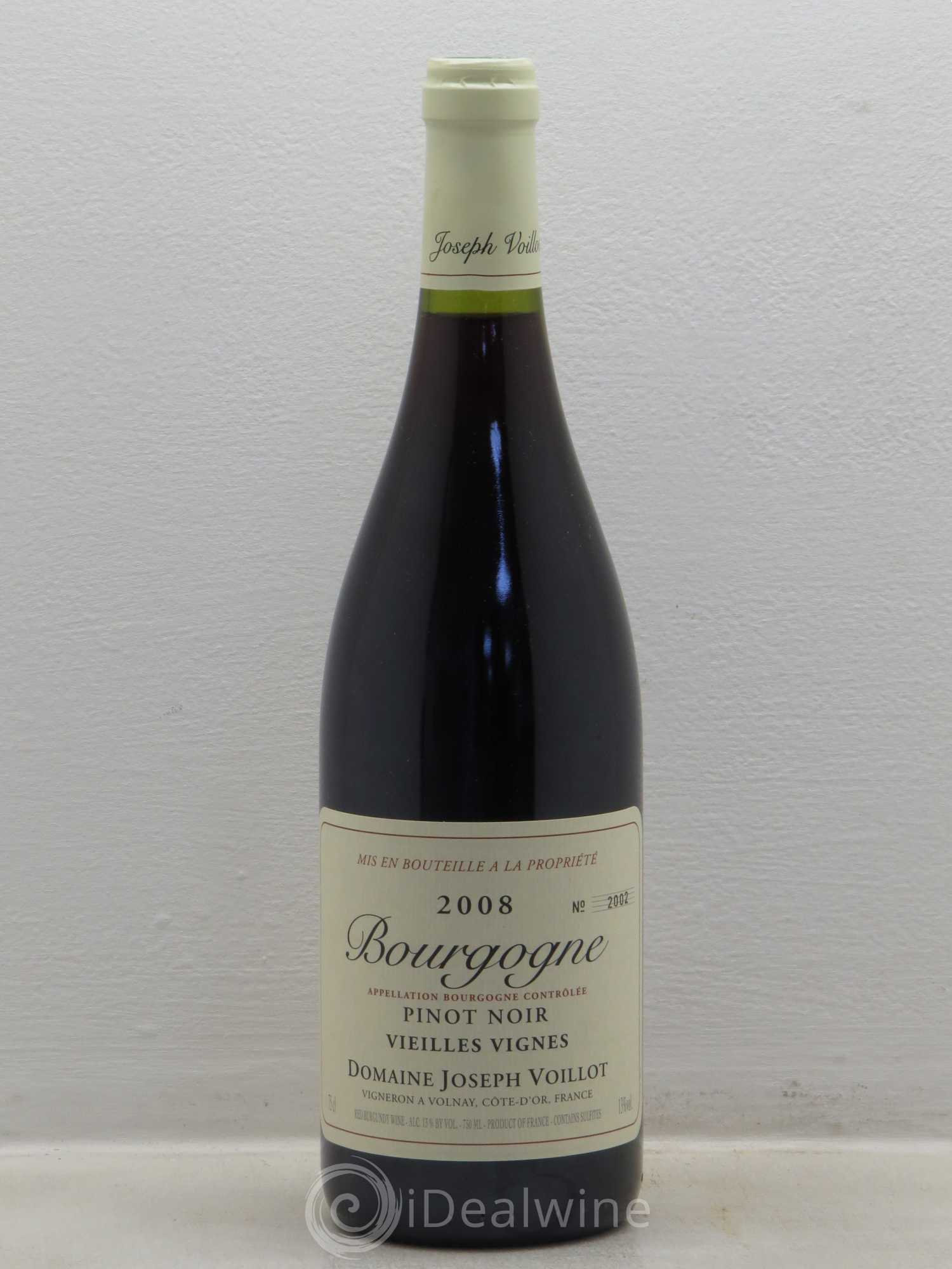 Bourgogne Vieilles Vignes Domaine Voillot 2008 - Posten von 1 Flasche - 0