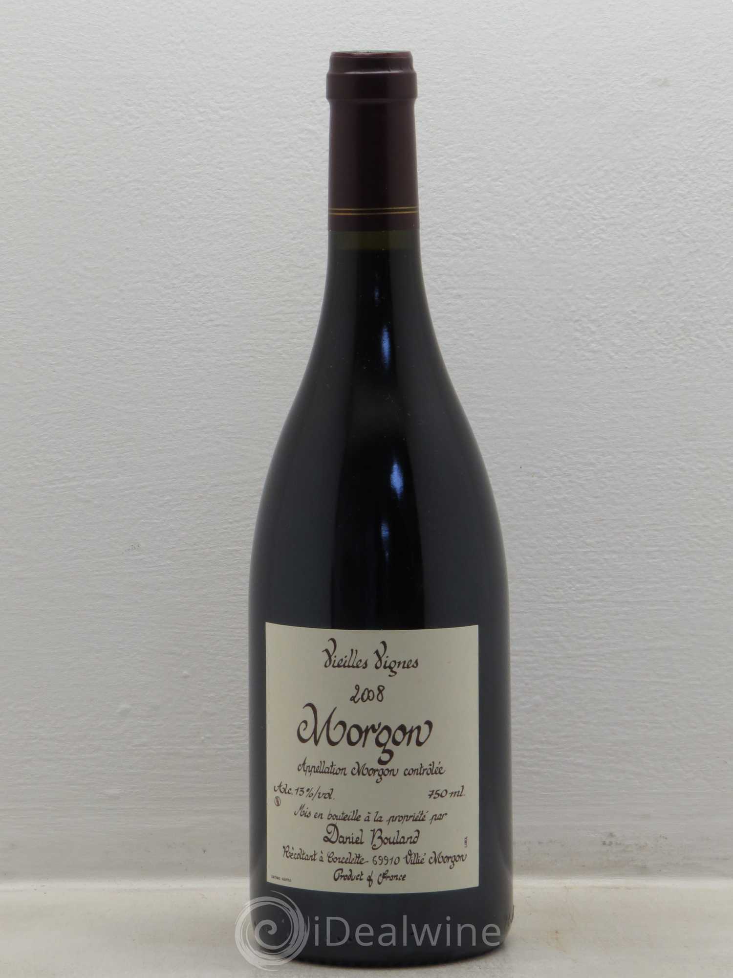 Morgon Vieilles Vignes Daniel Bouland (Domaine) 2008 - Lot de 1 bouteille - 0