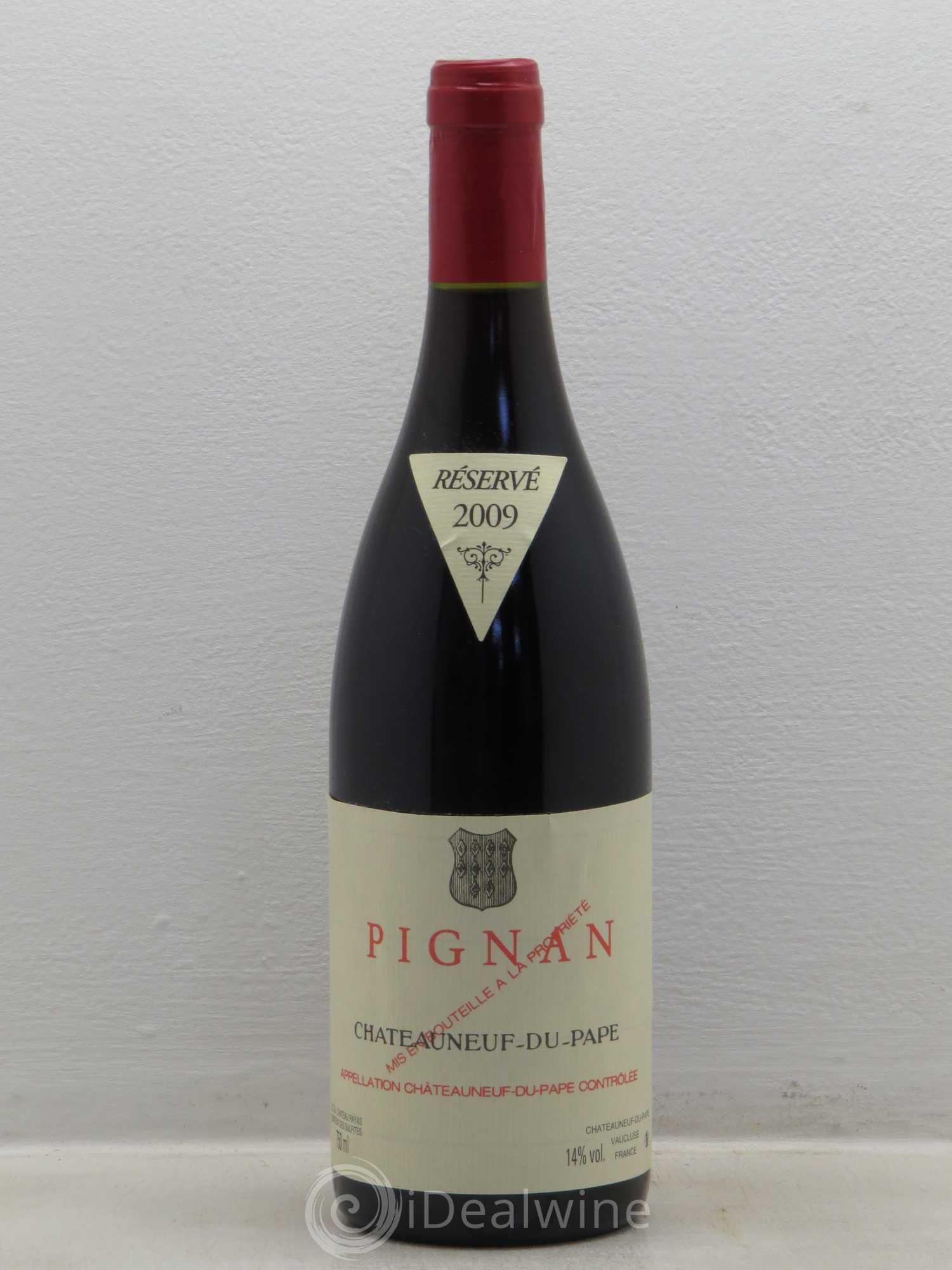 Châteauneuf-du-Pape Pignan Emmanuel Reynaud 2009 - Lot de 1 bouteille - 0