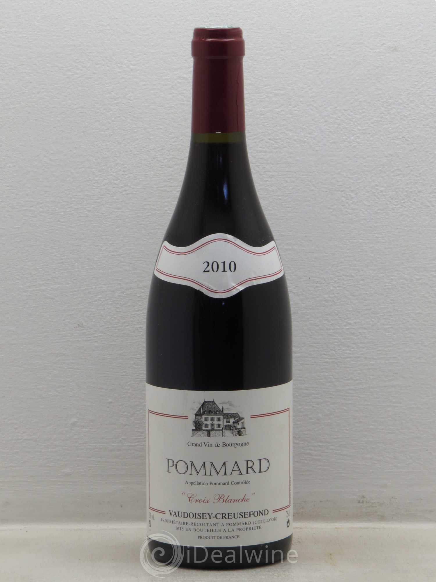 Pommard Croix Blanche Vaudoisey Creusefond 2010 - Posten von 1 Flasche - 0