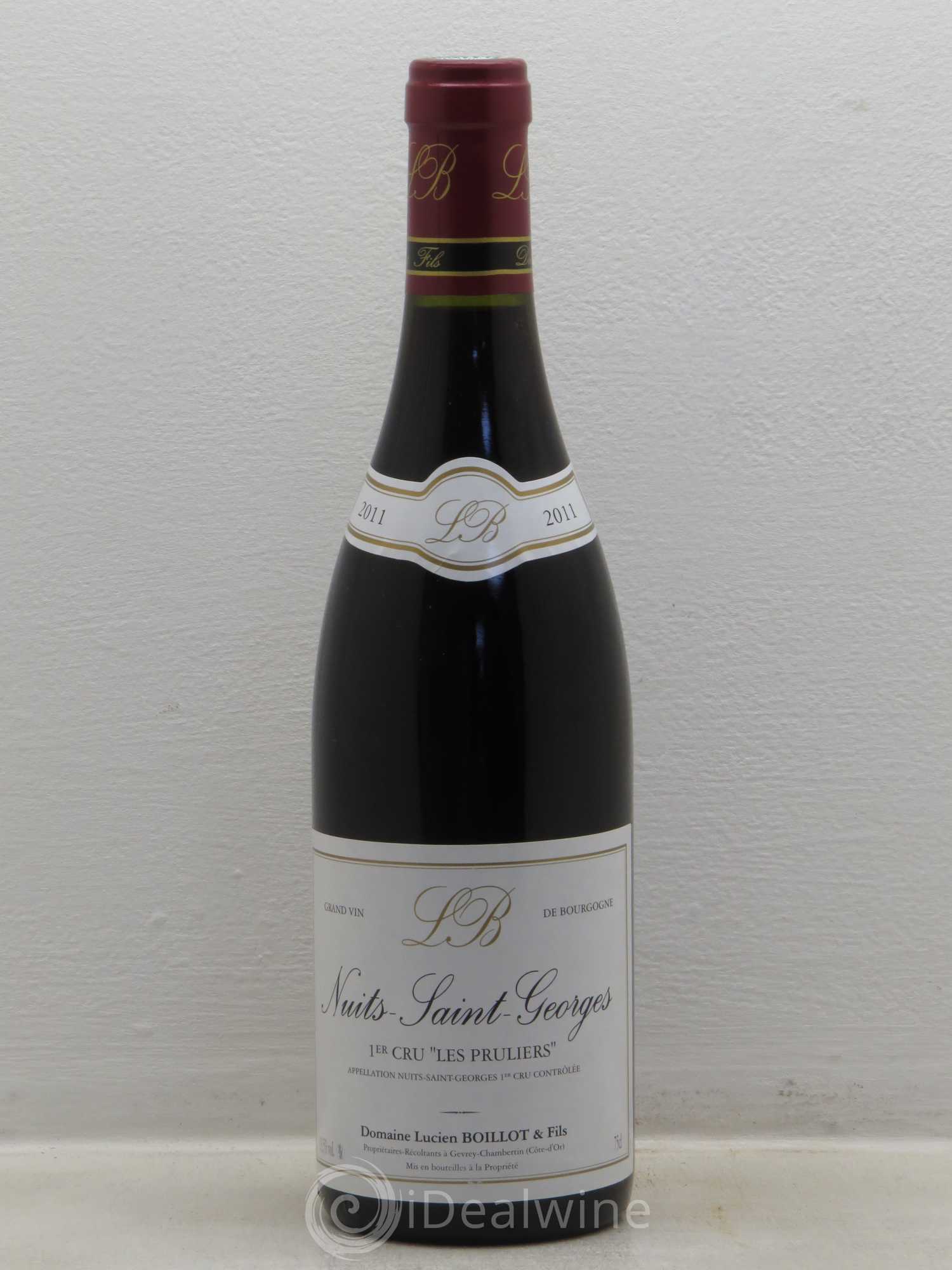 Nuits-Saint-Georges 1er Cru Lucien Boillot 2011 - Posten von 1 Flasche - 0