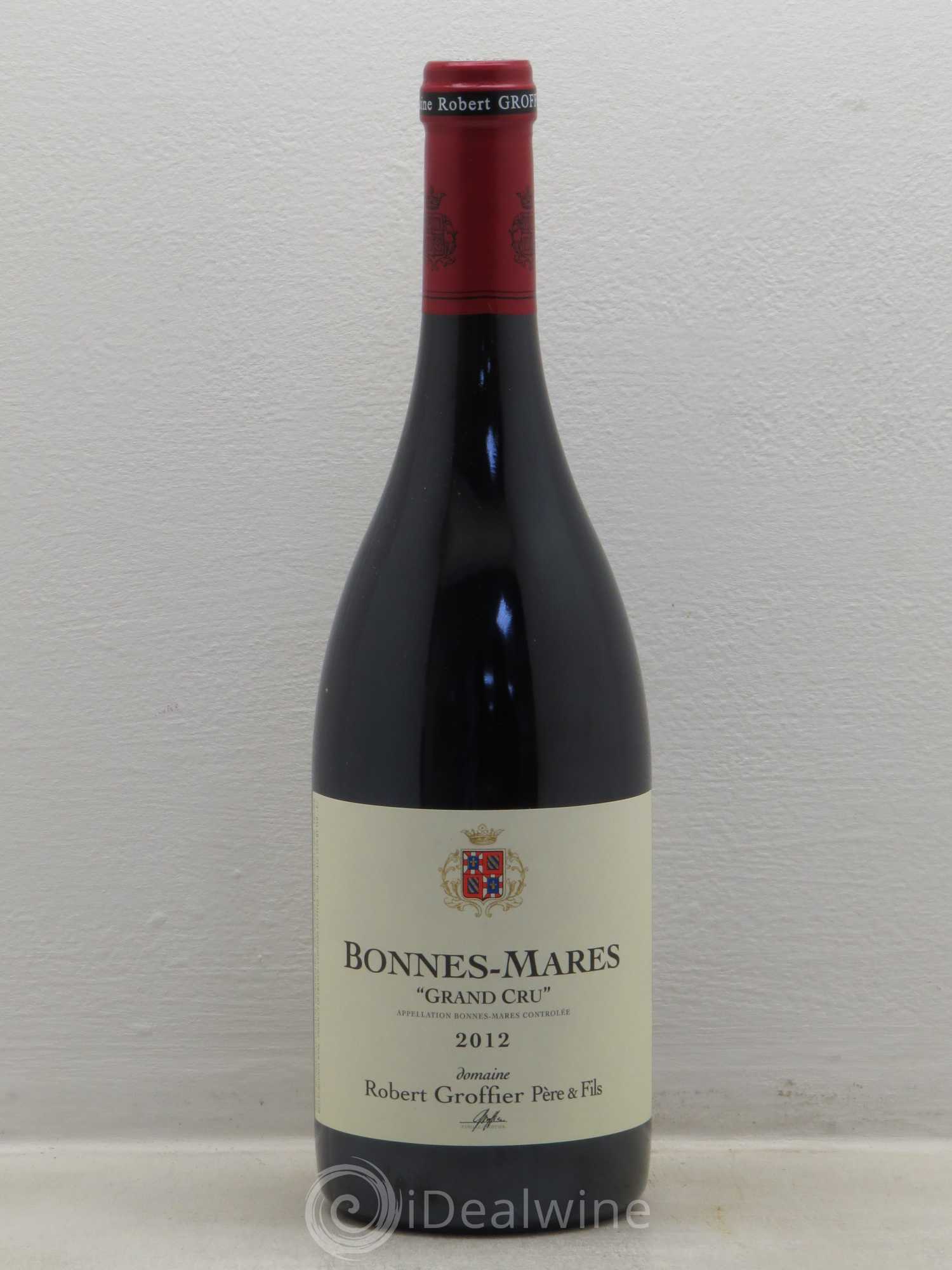 Bonnes-Mares Grand Cru Robert Groffier Père & Fils (Domaine) 2012 - Lot de 1 bouteille - 0