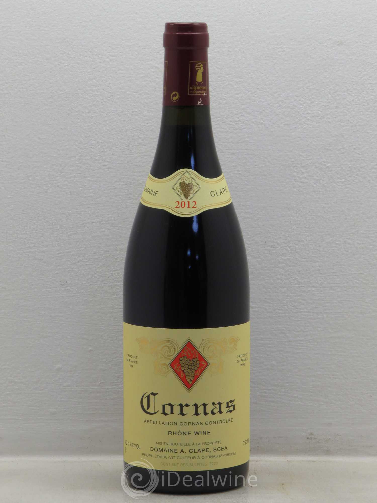 Cornas Auguste Clape 2012 - Lot de 1 bouteille - 0
