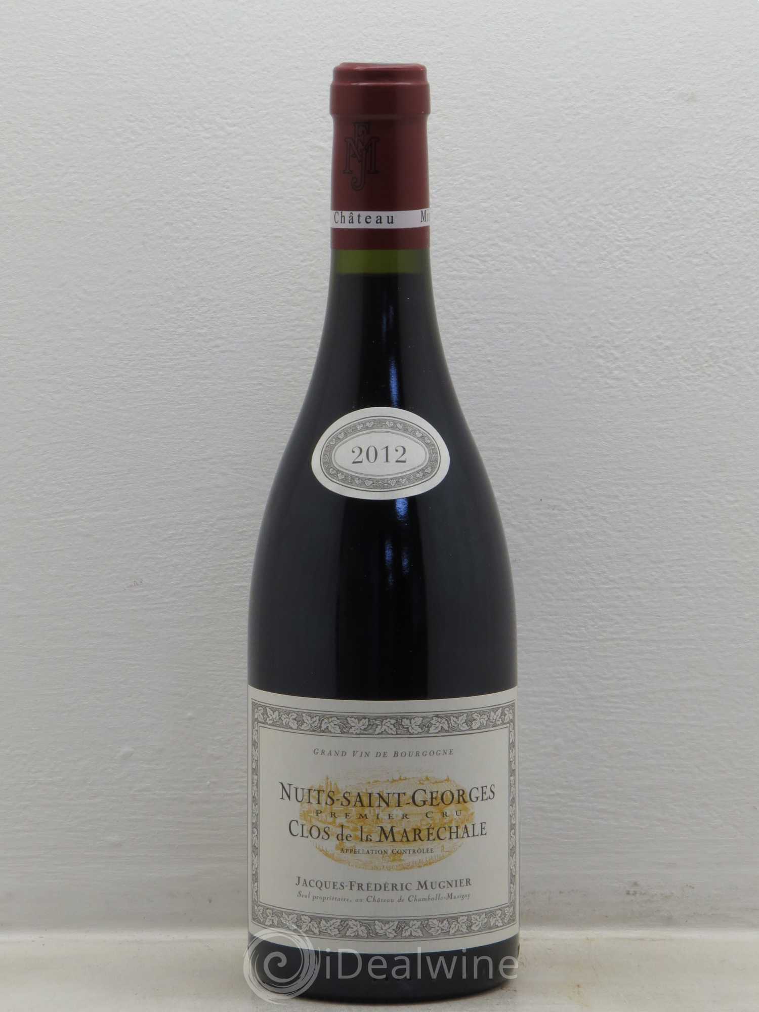 Nuits-Saint-Georges 1er Cru Clos de La Maréchale Jacques-Frédéric Mugnier 2012 - Lot de 1 bouteille - 0