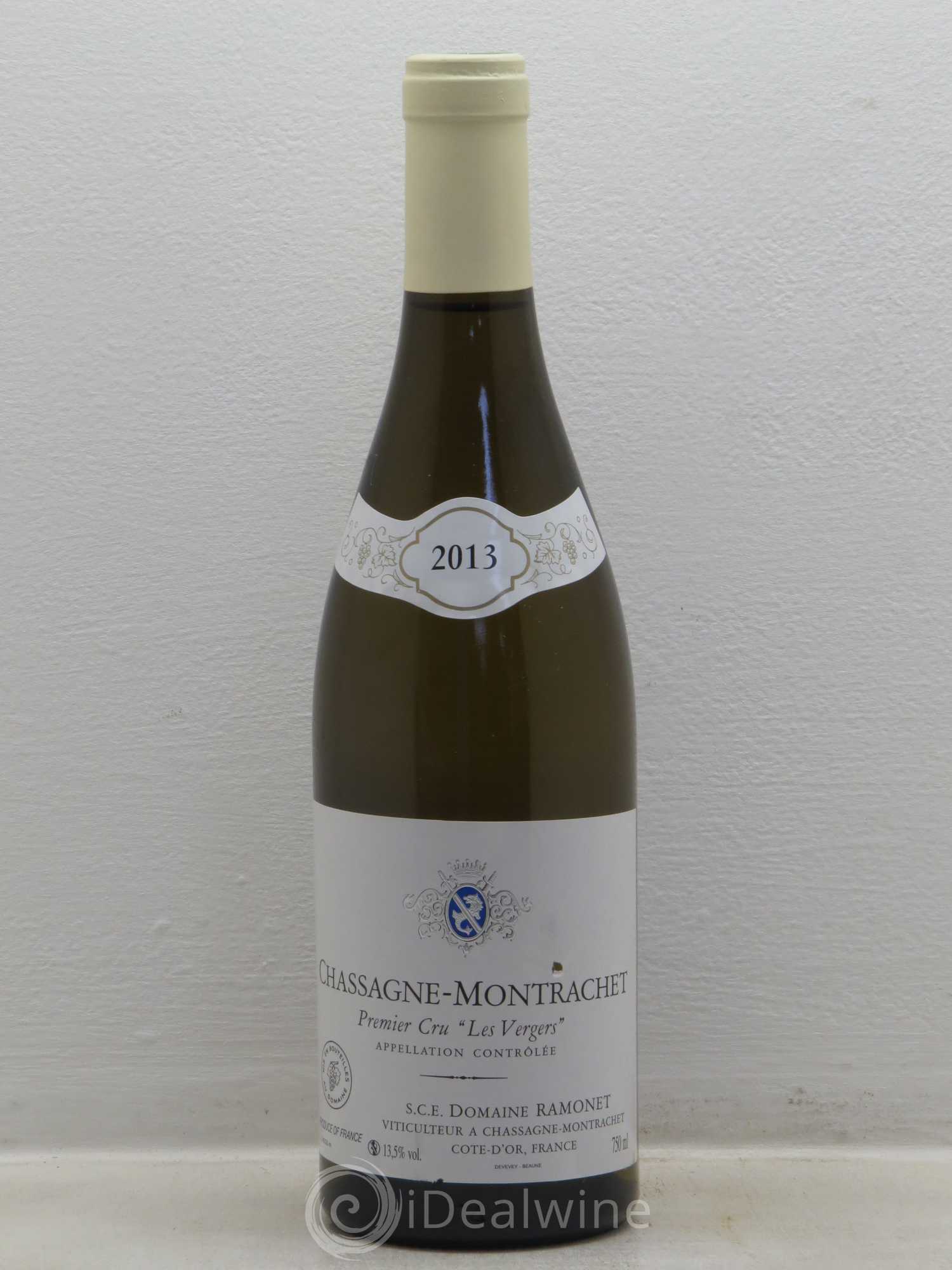 Chassagne-Montrachet 1er Cru Les Vergers Ramonet (Domaine) 2013 - Lot de 1 bouteille - 0