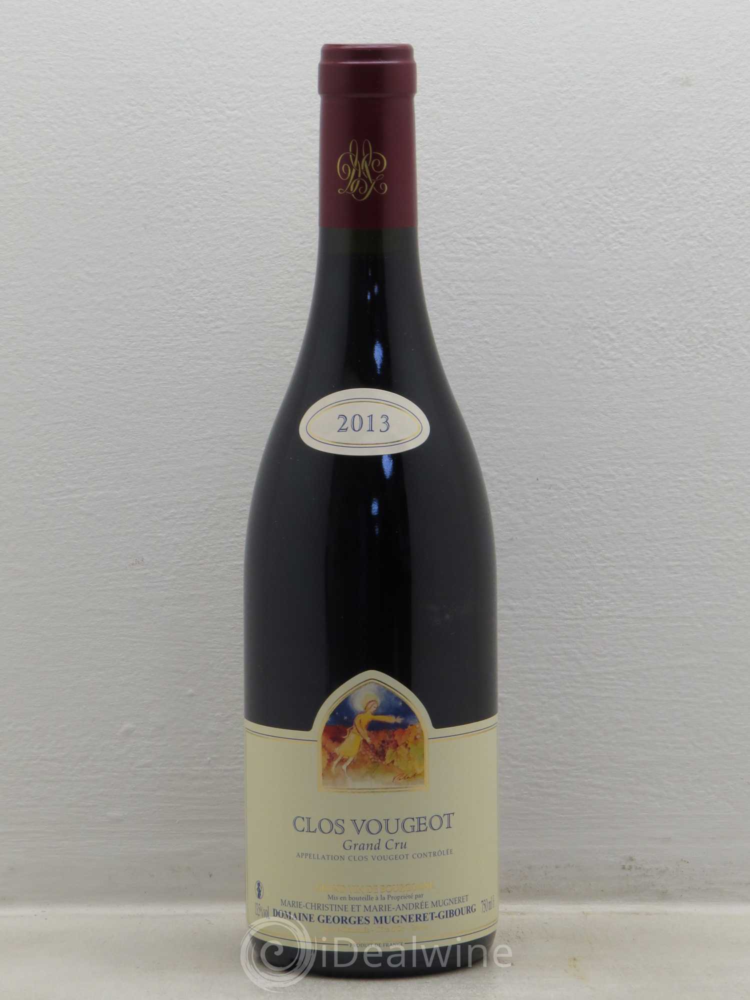Clos de Vougeot Grand Cru Mugneret-Gibourg (Domaine) 2013 - Lot de 1 bouteille - 0
