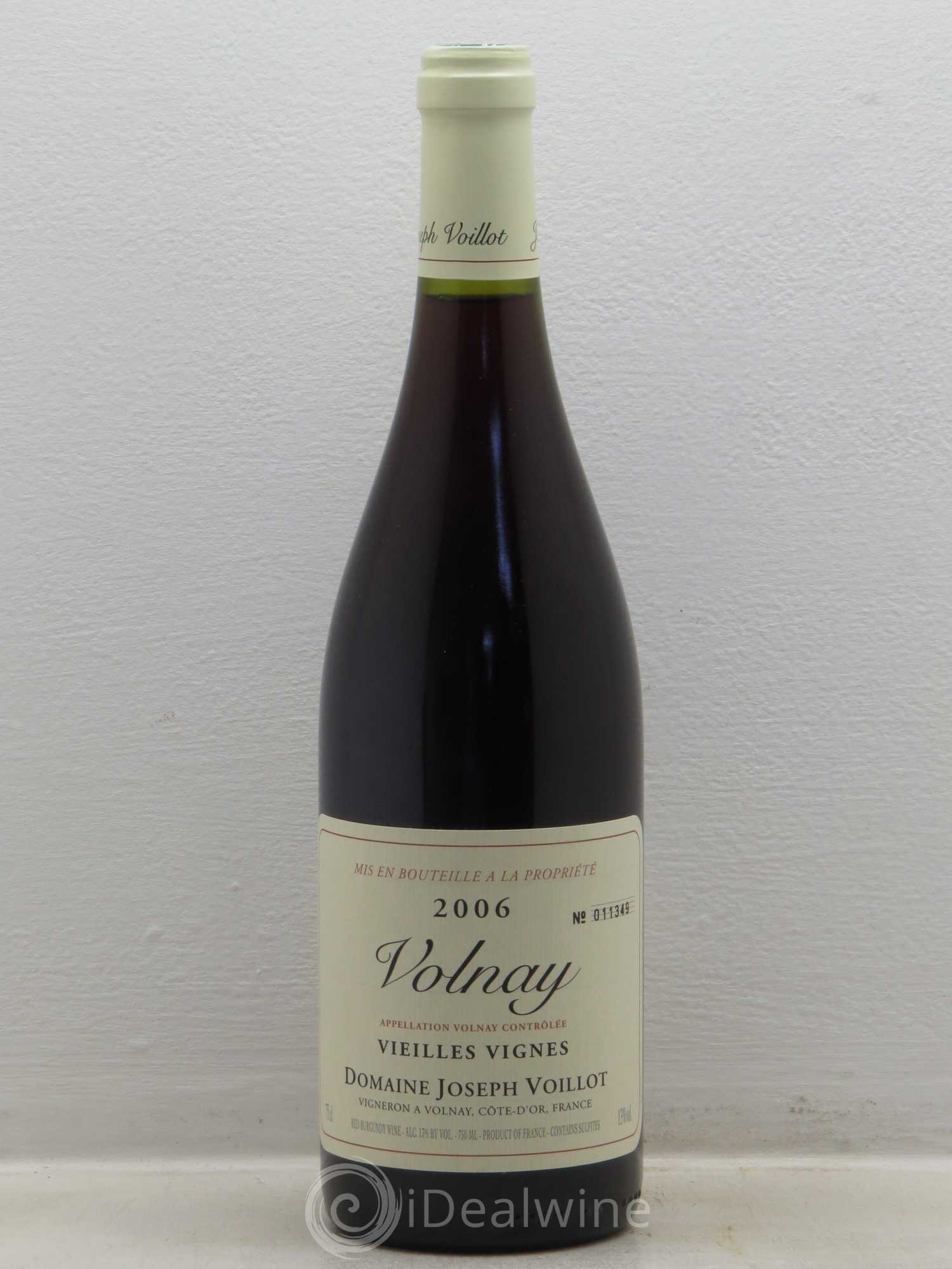 Volnay Joseph Voillot 2006 - Lot de 1 bouteille - 0