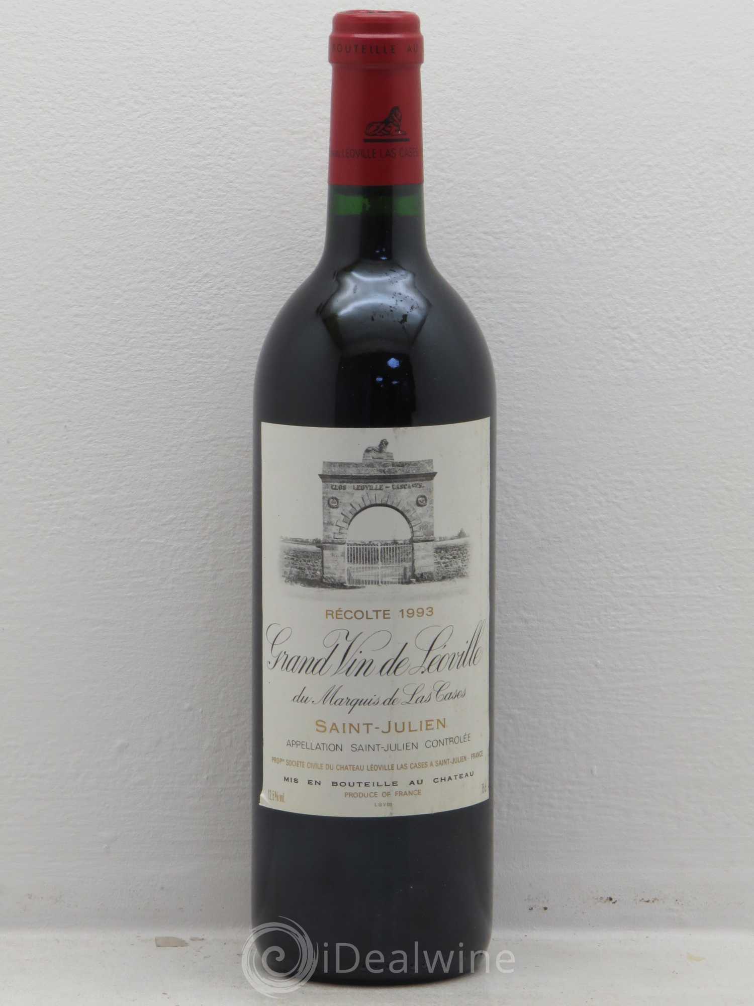 Château Léoville Las Cases 2ème Grand Cru Classé 1993 - Lot de 1 bouteille - 0