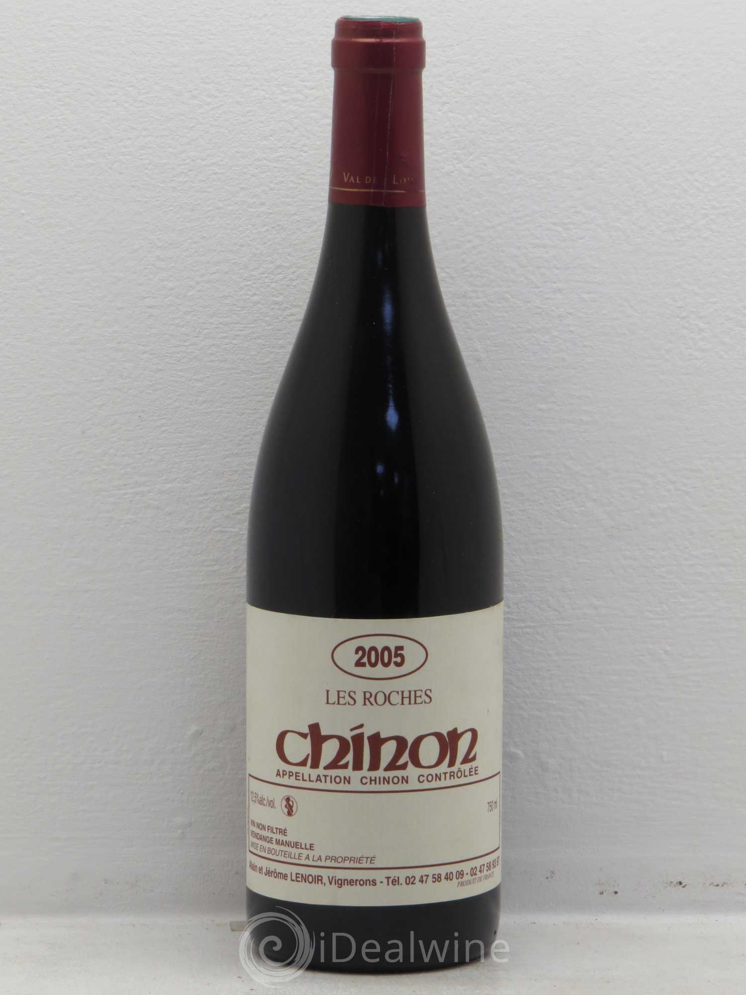 Chinon Les Roches Alain et Jerome Lenoir 2005 - Posten von 1 Flasche - 0