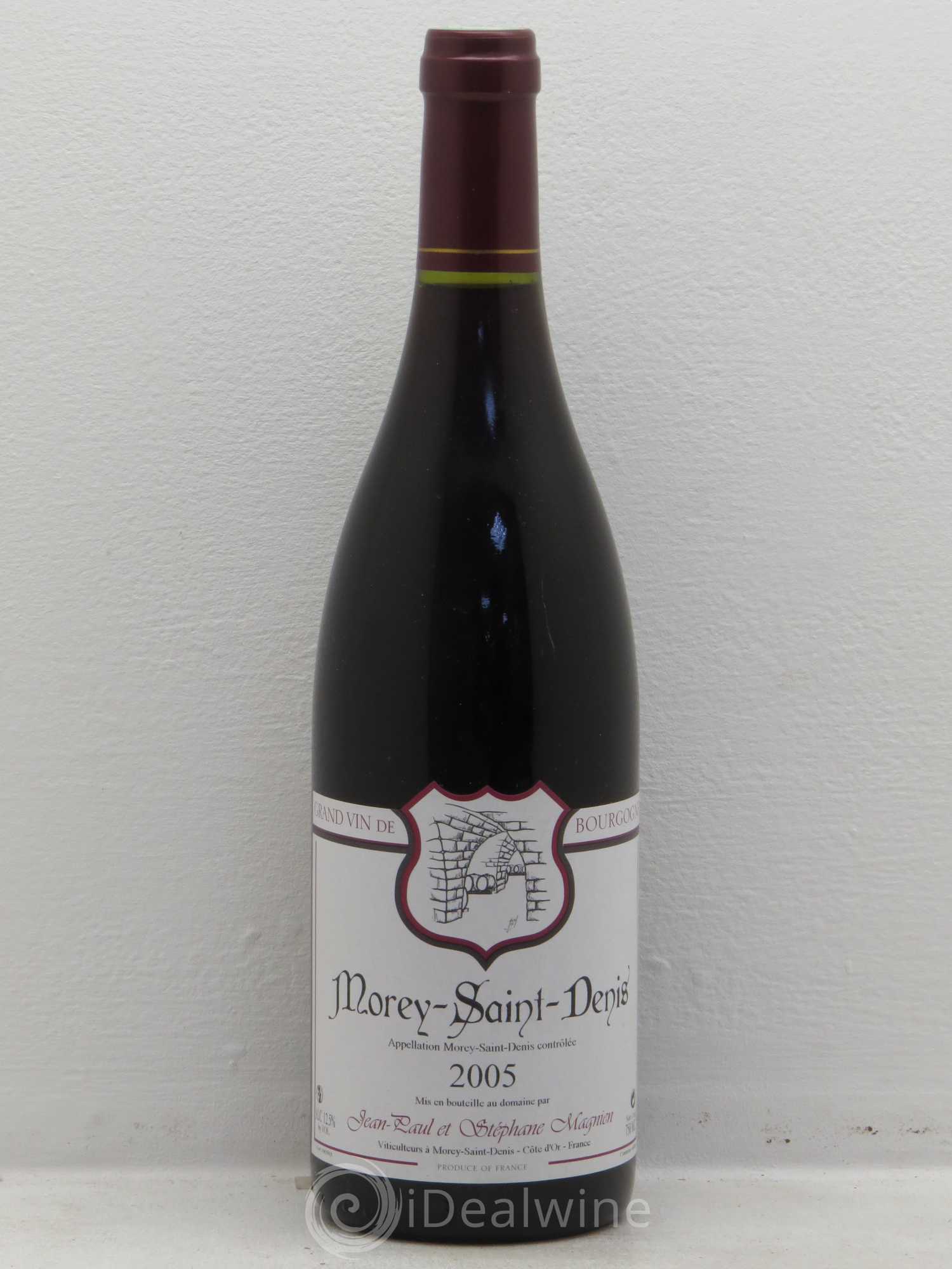 Morey-Saint-Denis Domaine Jean Paul Magnien 2005 - Posten von 1 Flasche - 0